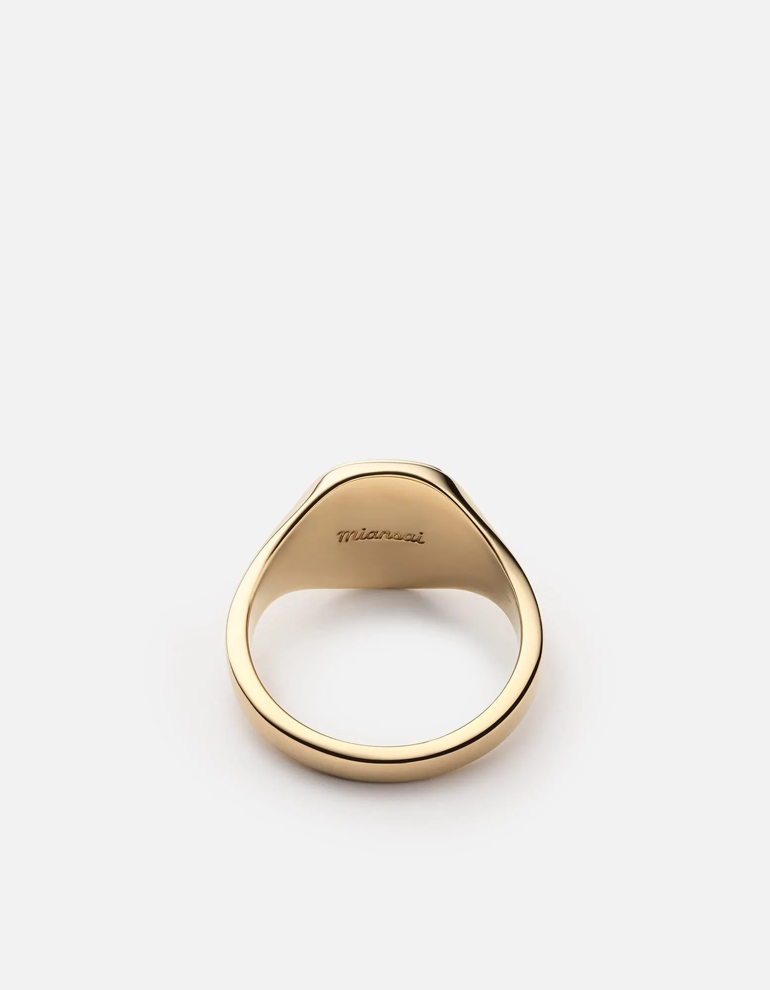 Square Step Ring, Gold Vermeil sold by Miansai product image thumbnail 2