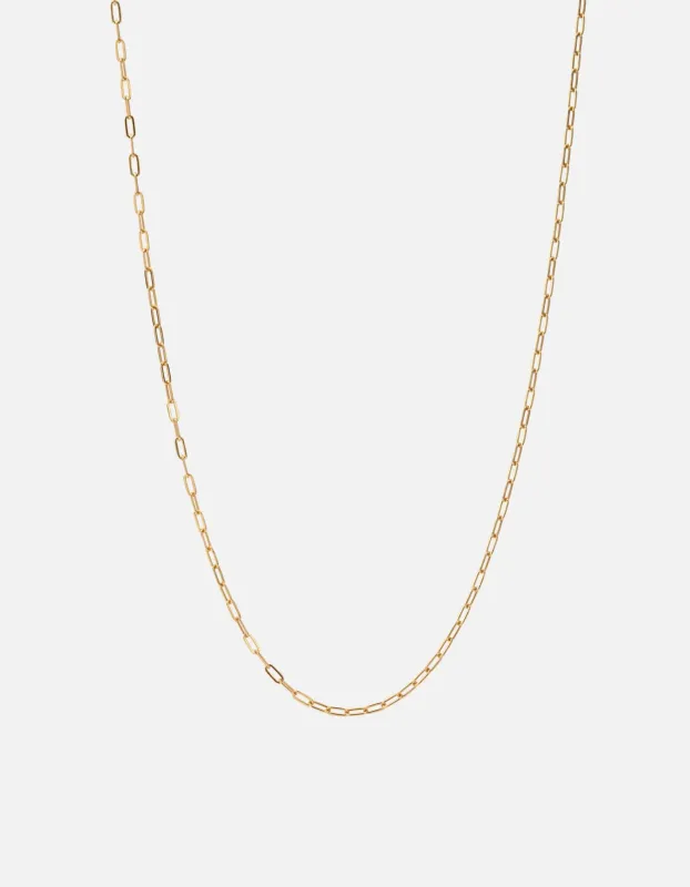 2.5mm Volt Link Cable Chain Necklace, Gold Vermeil sold by Miansai