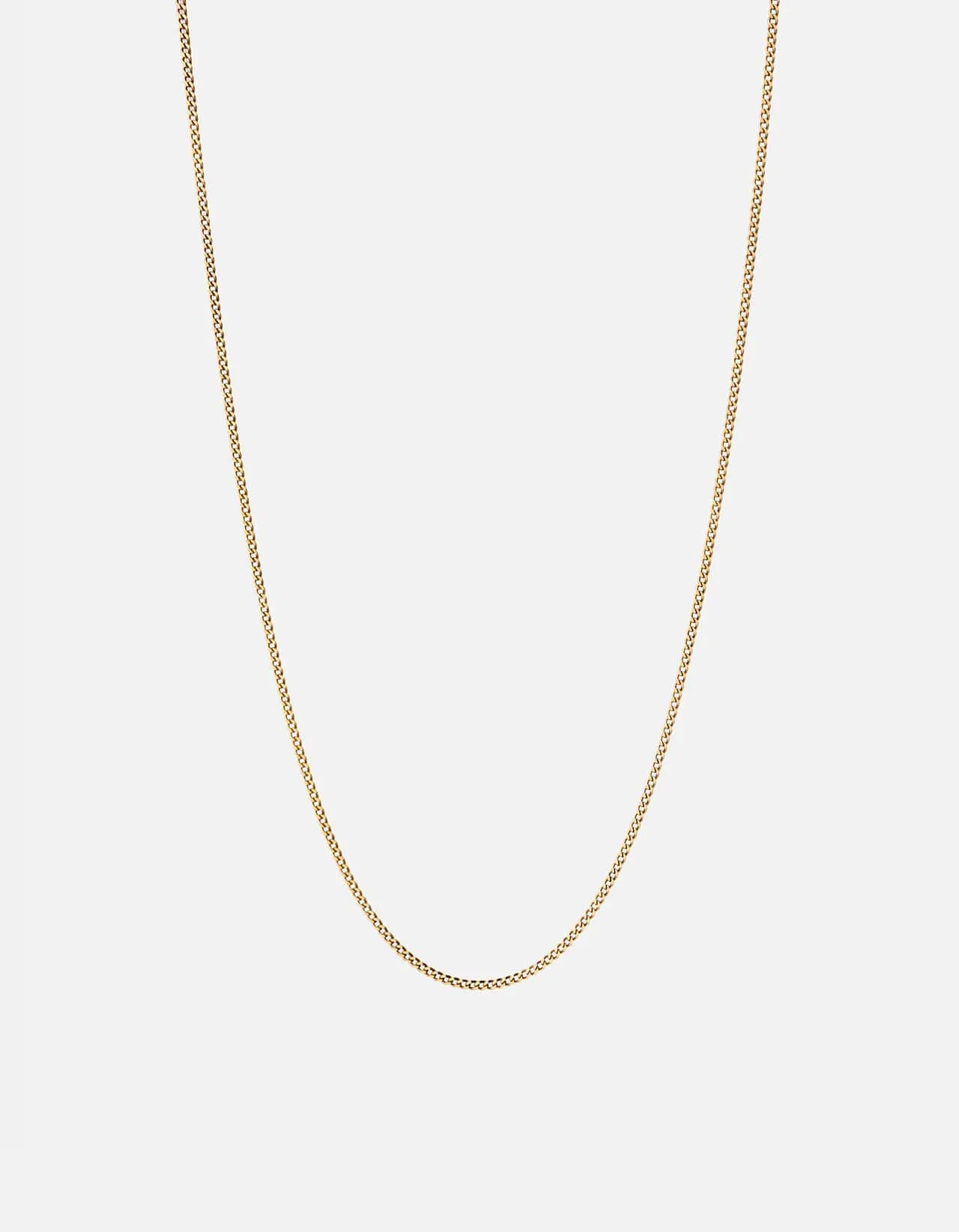 1.3mm Cuban Chain Necklace, Gold Vermeil sold by Miansai product image thumbnail 4