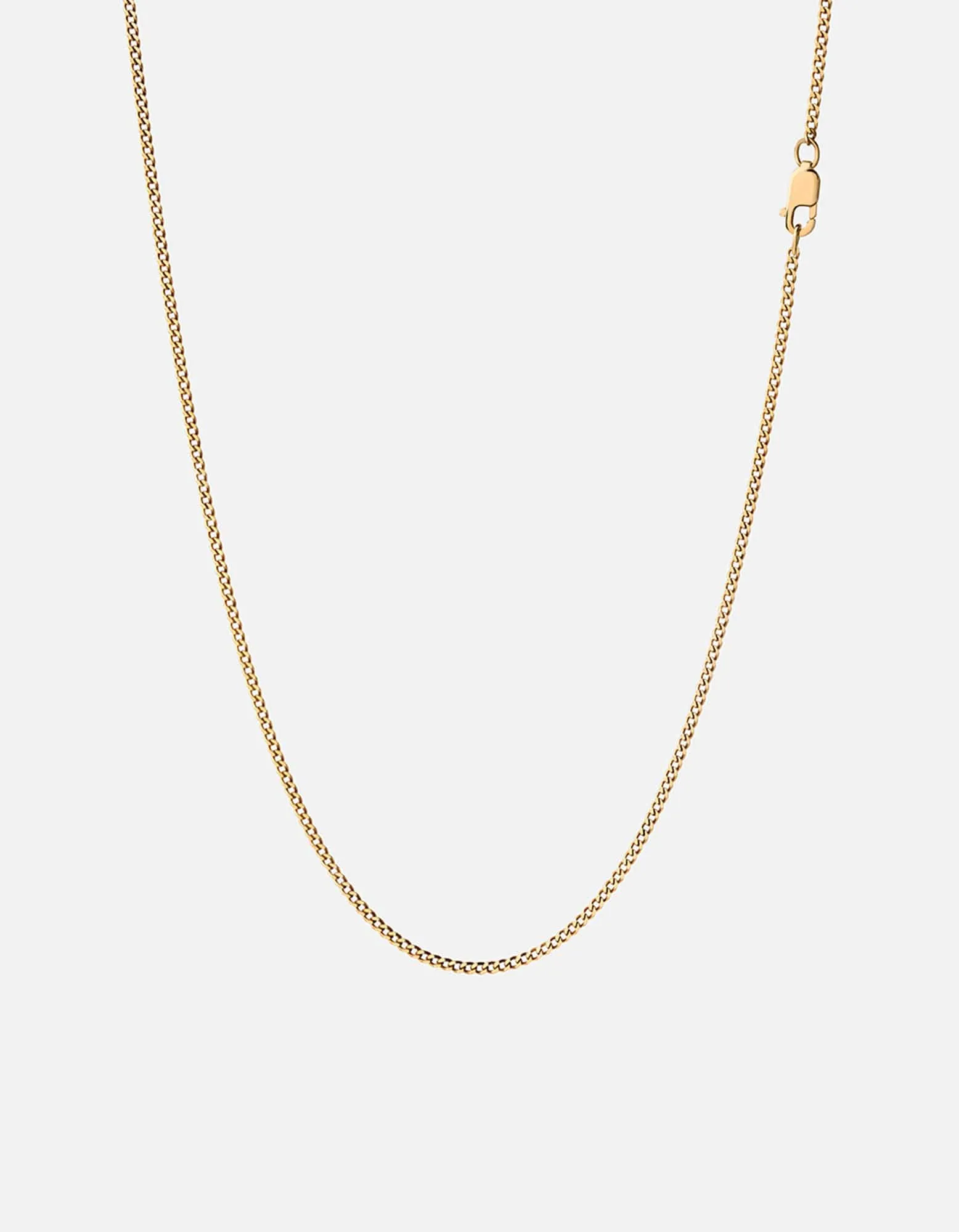 1.3mm Cuban Chain Necklace, Gold Vermeil sold by Miansai product image thumbnail 2