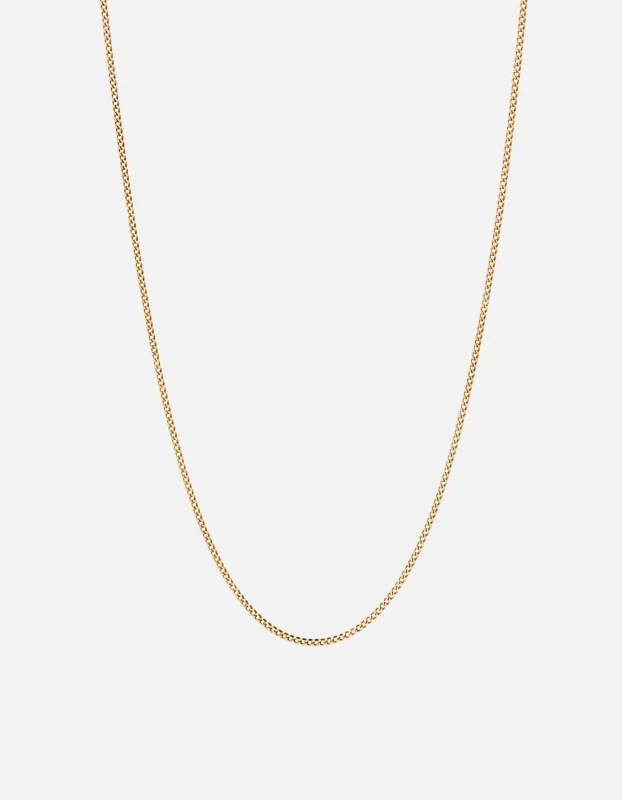 1.3mm Cuban Chain Necklace, Gold Vermeil sold by Miansai