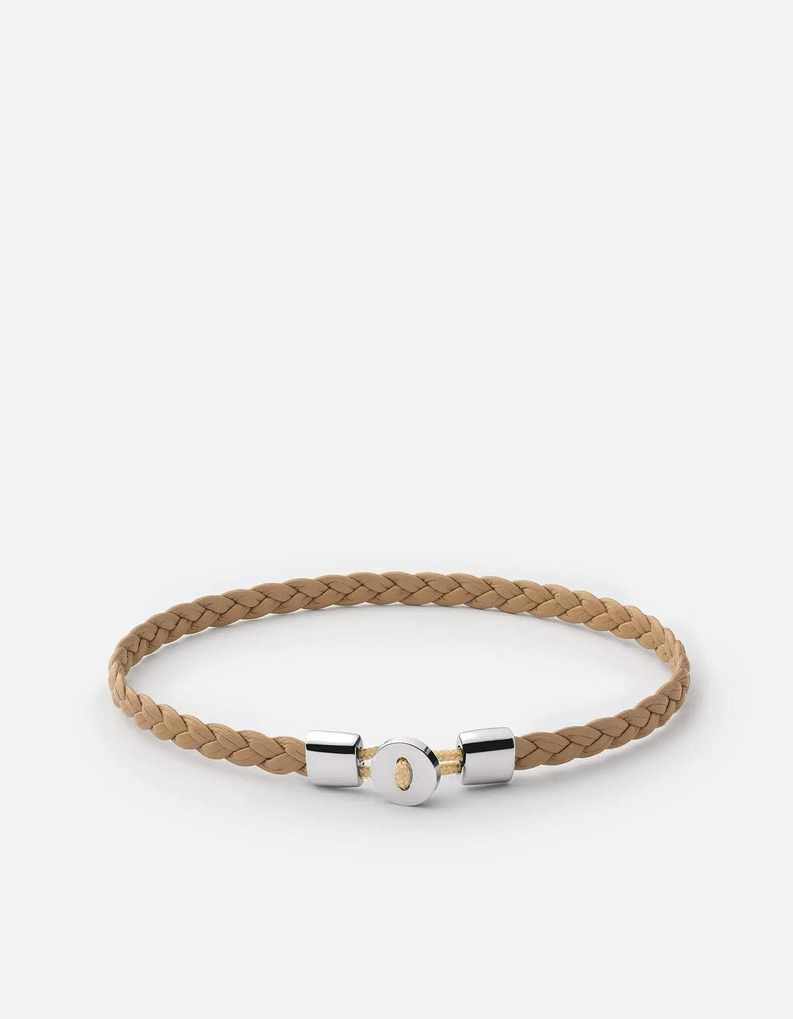 Nexus Braided Leather Bracelet, Sterling Silver sold by Miansai product image thumbnail 5
