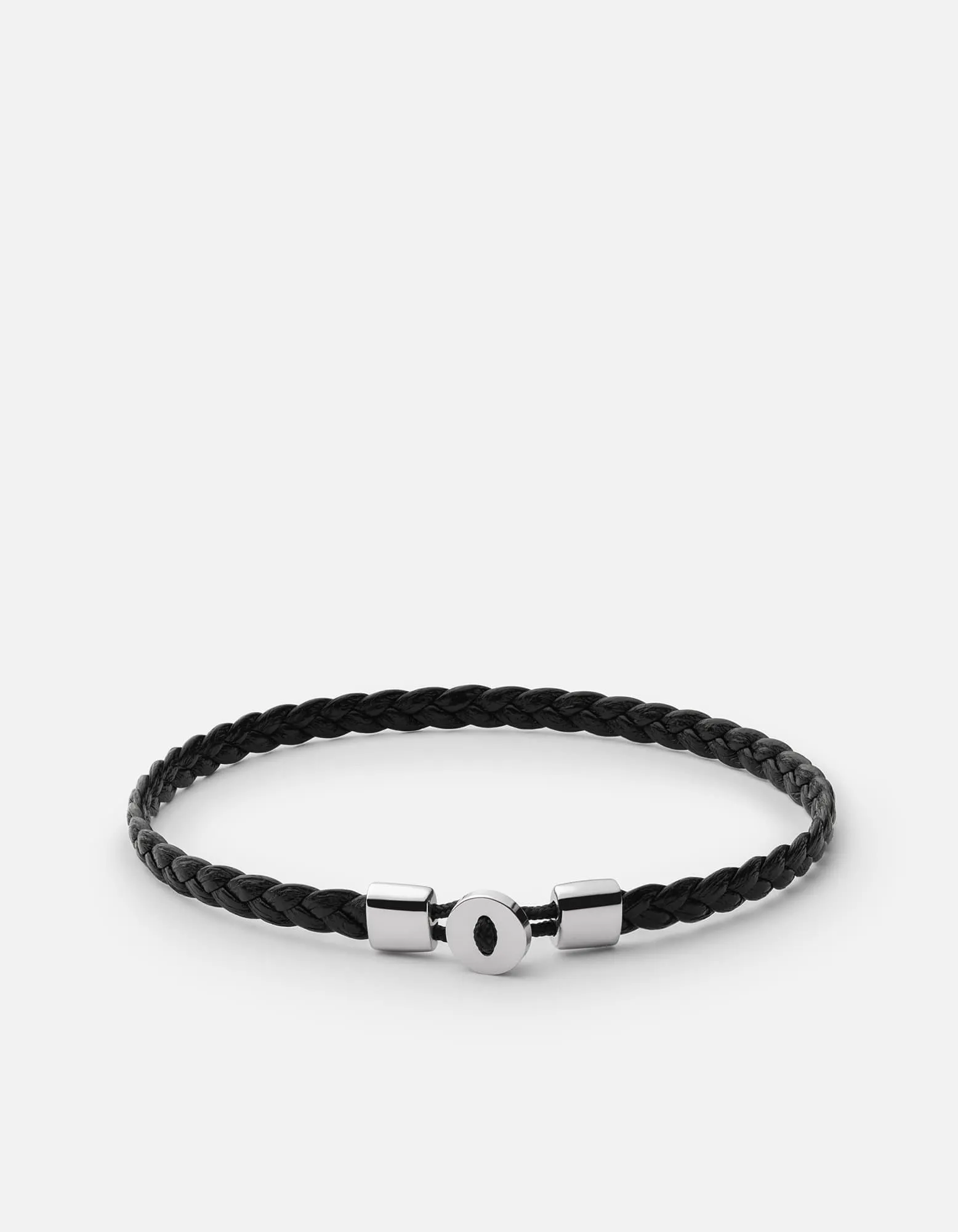 Nexus Braided Leather Bracelet, Sterling Silver sold by Miansai product image thumbnail 3