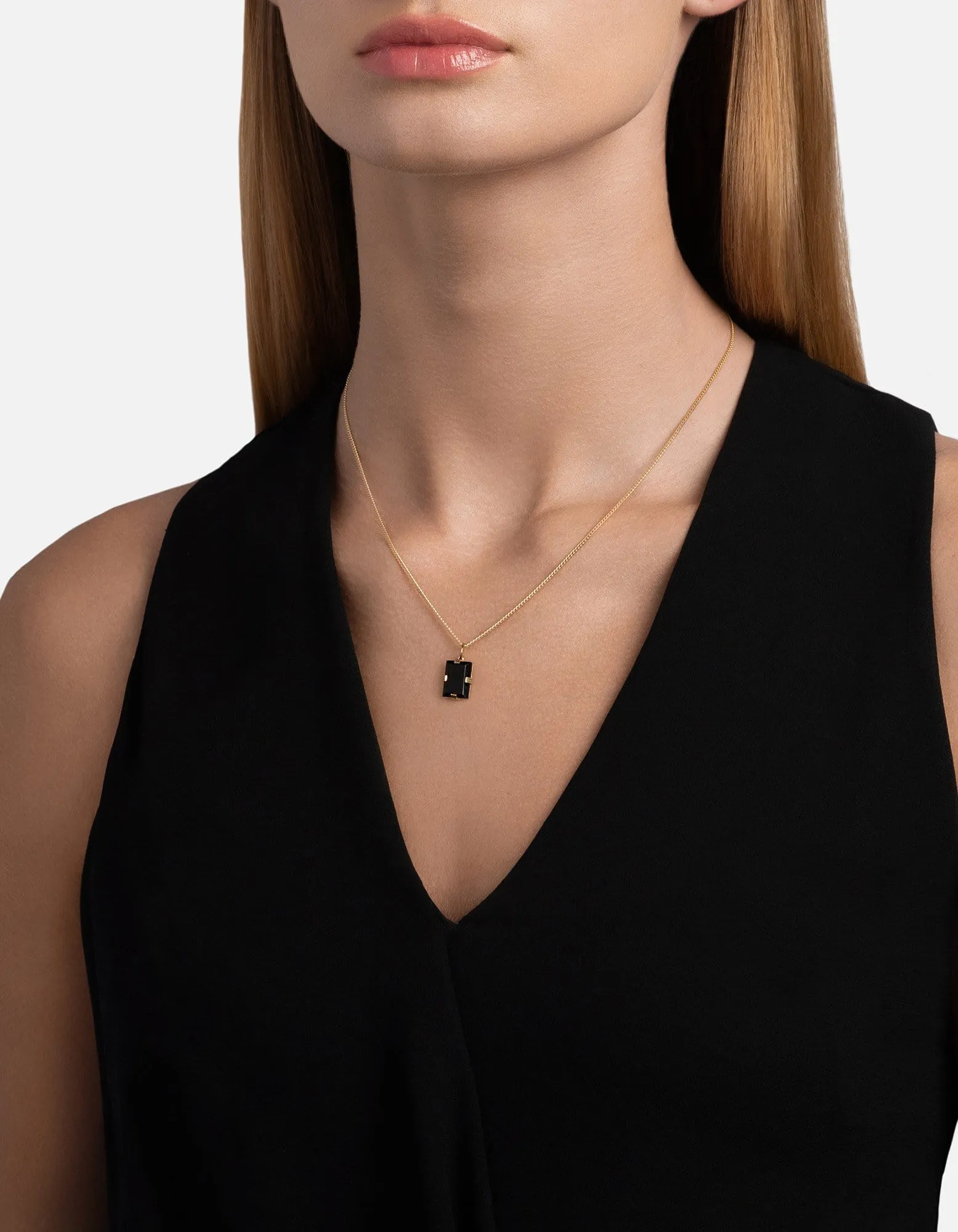 Lennox Onyx Necklace, Gold sold by Miansai product image thumbnail 3