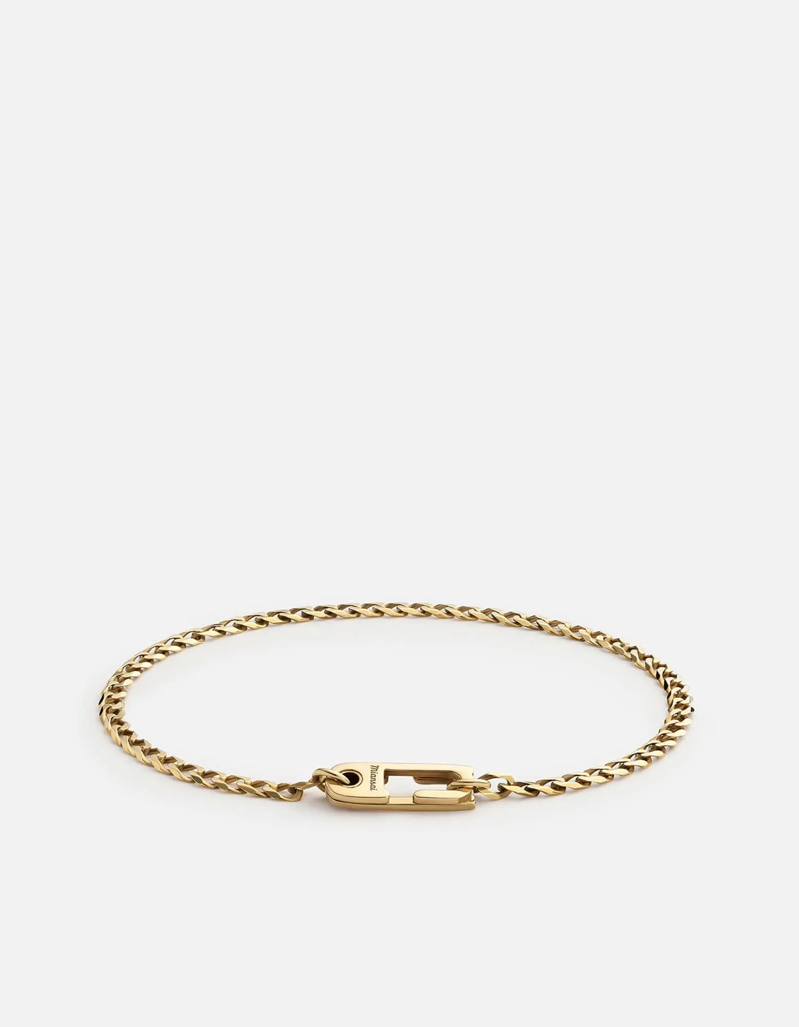 Annex Cuban Chain Bracelet I, Gold Vermeil sold by Miansai