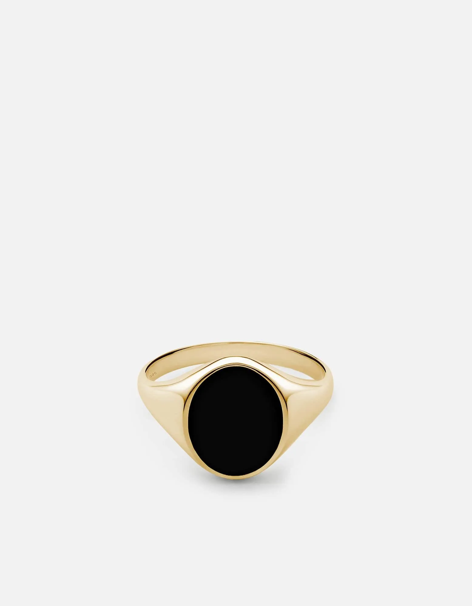 Heritage Ring, Gold Vermeil/Black sold by Miansai