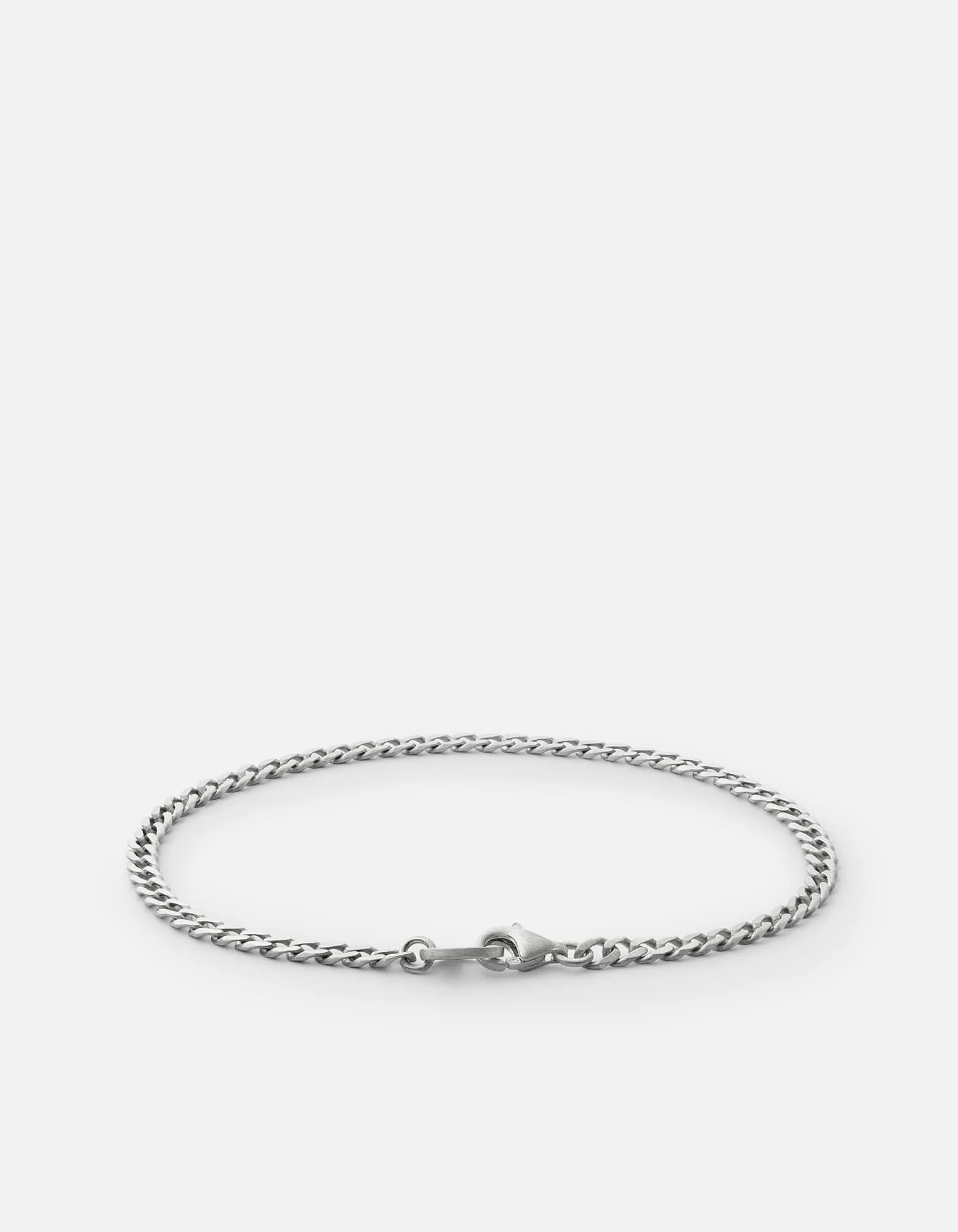 Annex Cuban Chain Bracelet II, Matte Sterling Silver sold by Miansai product image thumbnail 2
