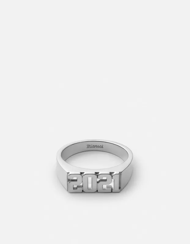 Numero Ring, Sterling Silver made by Miansai