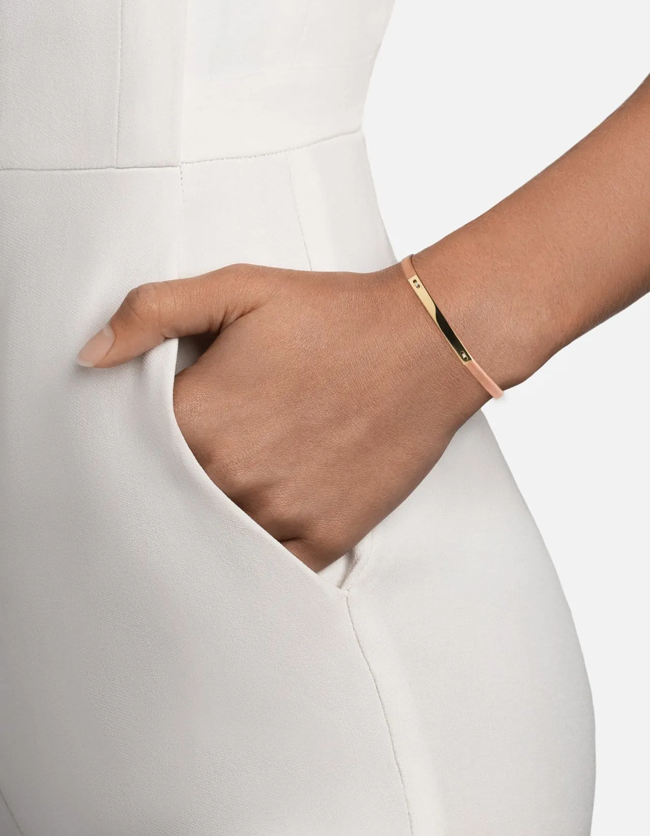 Nexus ID Leather Bracelet, Gold Vermeil sold by Miansai product image thumbnail 3