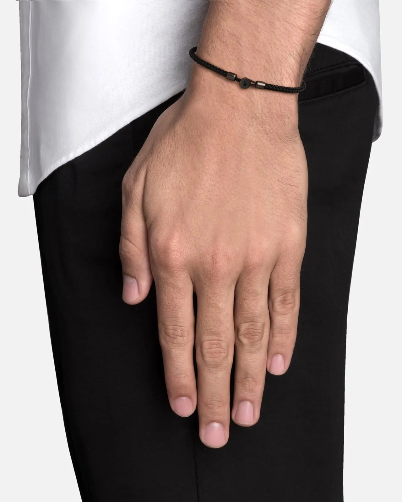 Nexus Rope Bracelet, Matte Black Rhodium sold by Miansai product image thumbnail 2