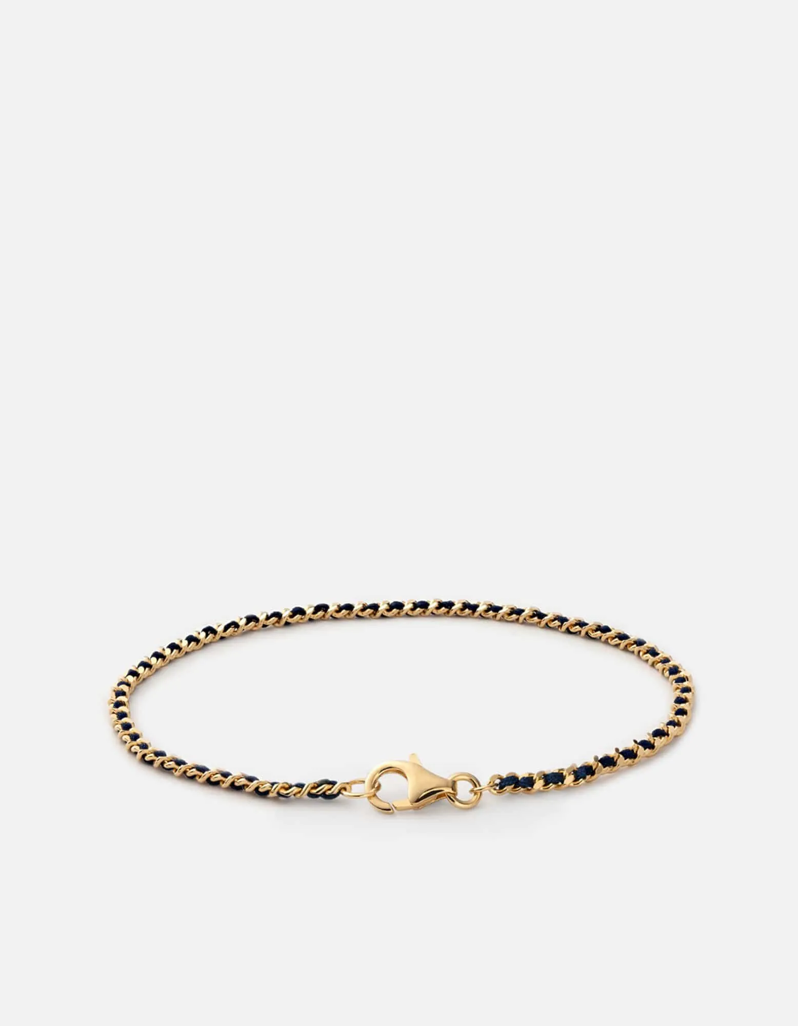 2mm Braided Chain Bracelet, Gold Vermeil sold by Miansai product image thumbnail 2