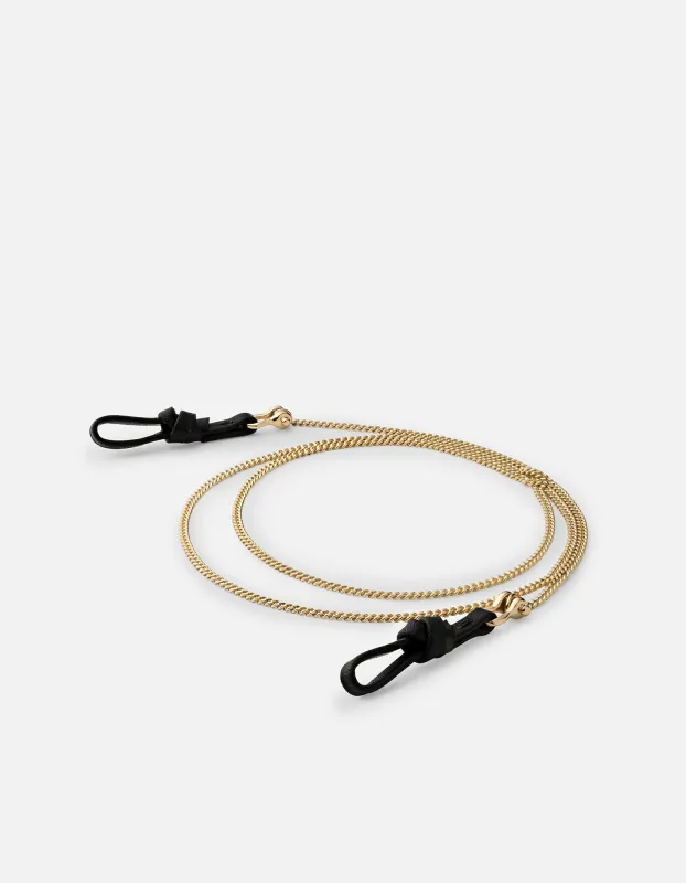 Cuban Link Sunglass Chain, Gold Vermeil sold by Miansai