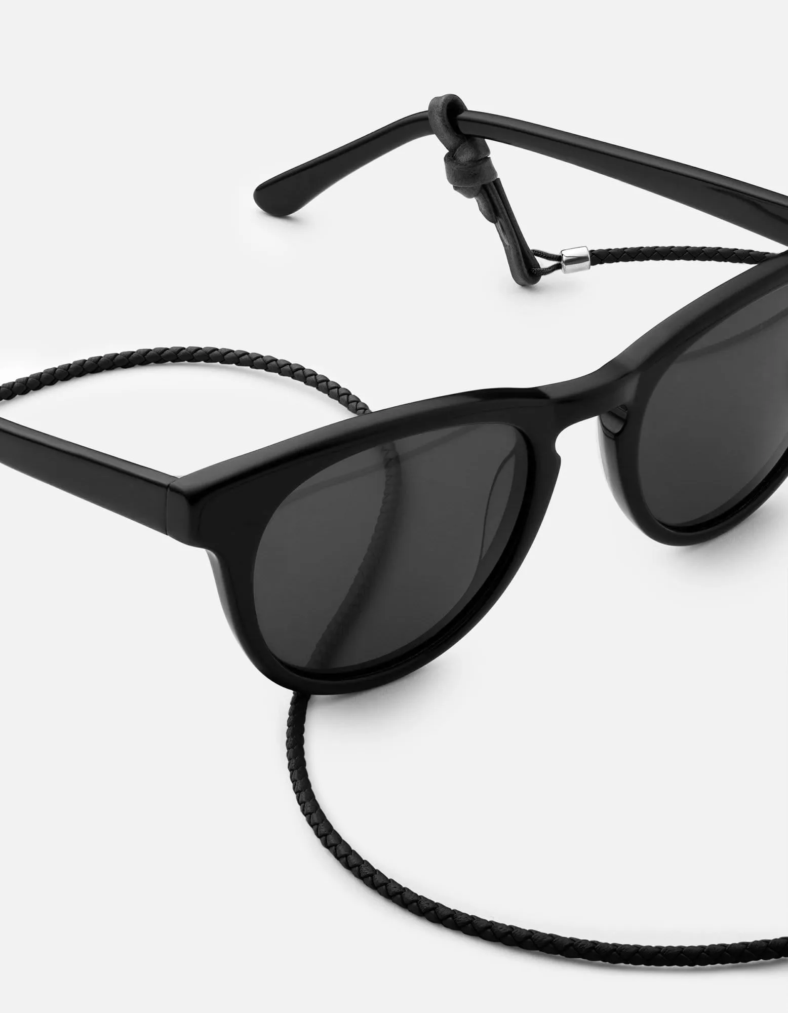 Nexus Braided Leather Sunglass Cord, Sterling Silver sold by Miansai product image thumbnail 2