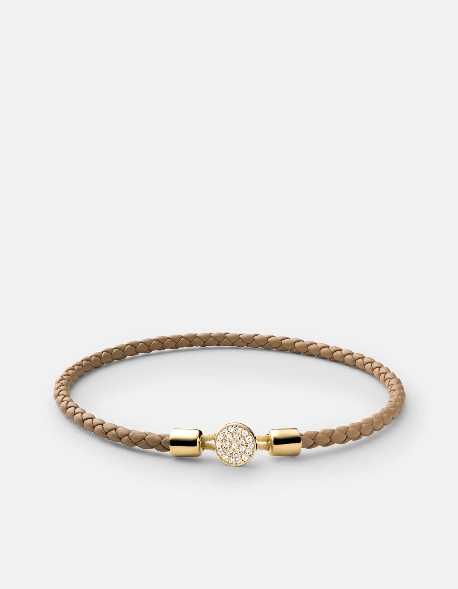 Nexus Leather Bracelet, Gold Vermeil/Sapphire sold by Miansai product image thumbnail 3