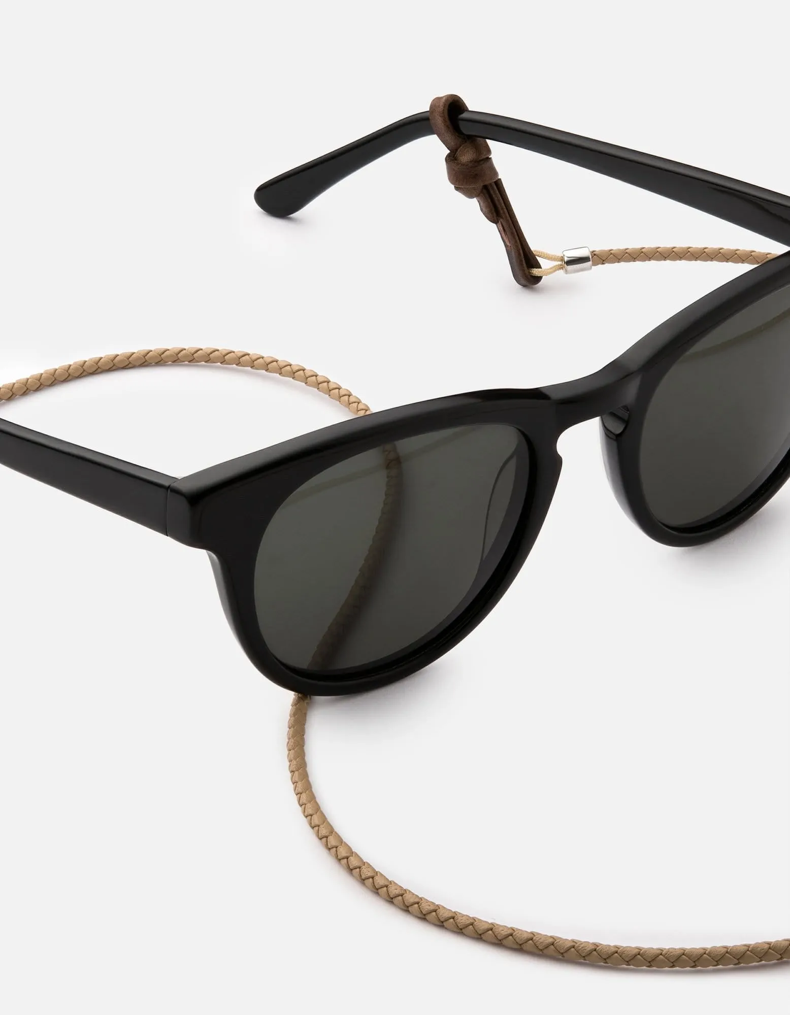 Nexus Braided Leather Sunglass Cord, Sterling Silver sold by Miansai product image thumbnail 2