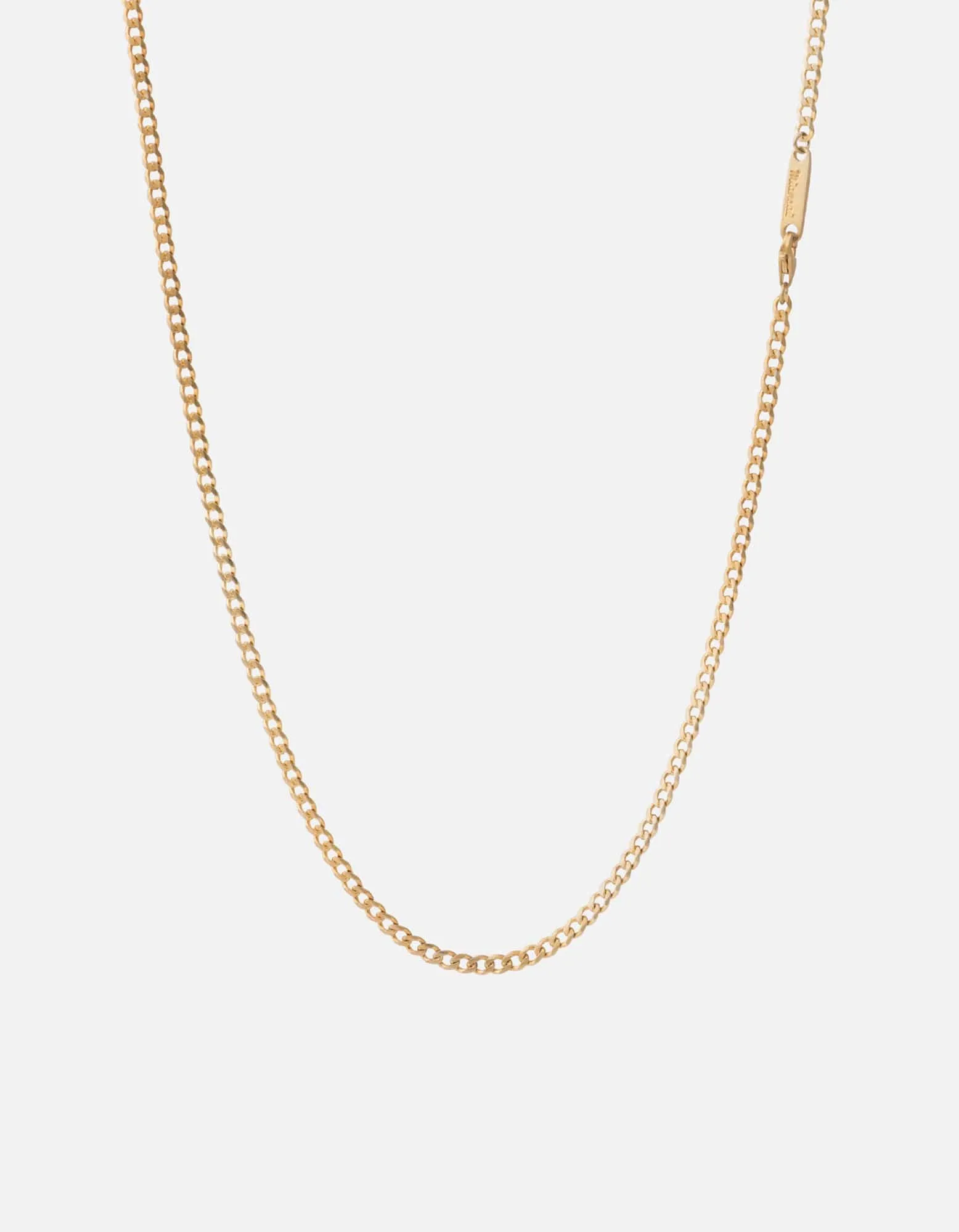 3mm Cuban Chain Necklace, 14k Matte Gold sold by Miansai product image thumbnail 2