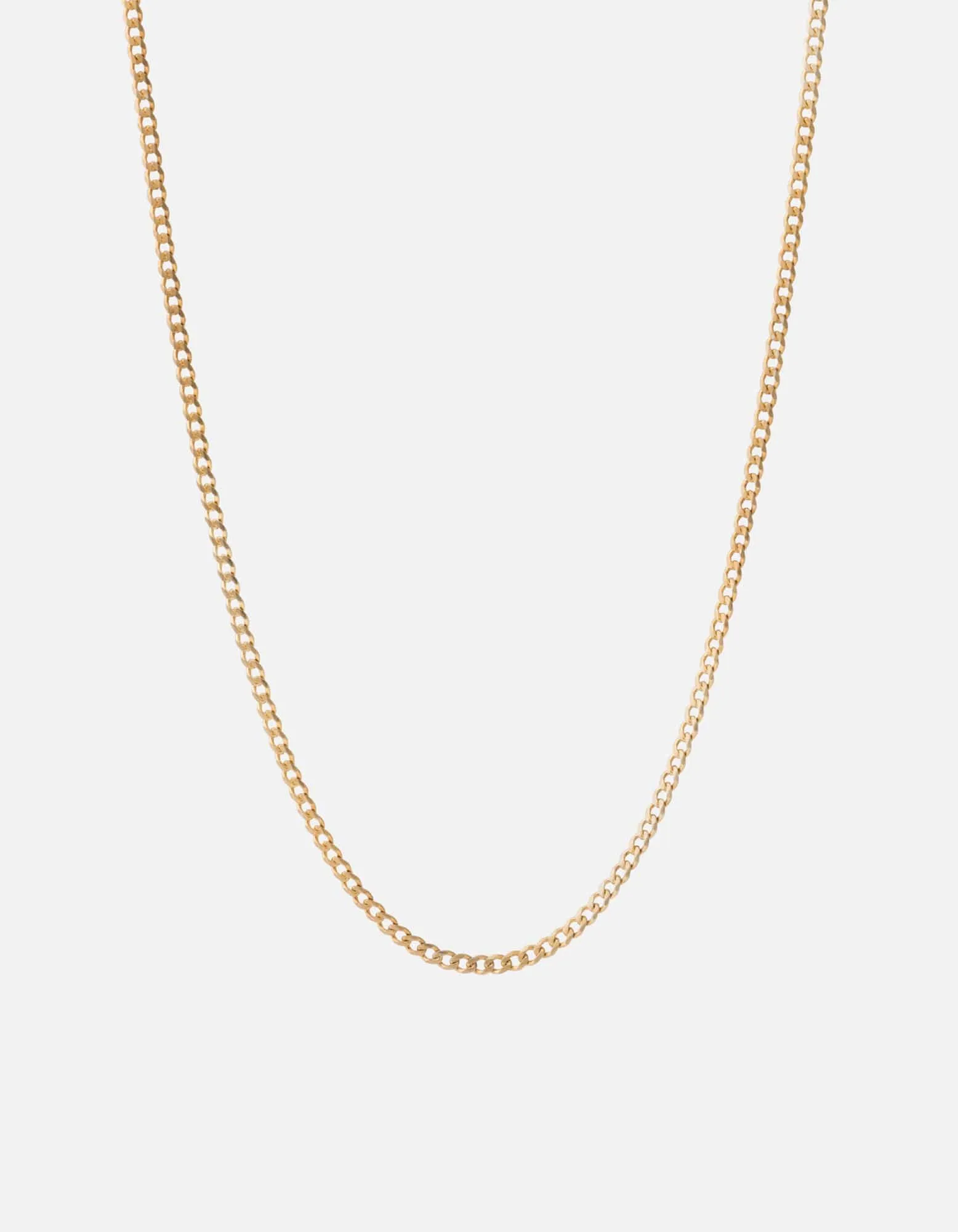 3mm Cuban Chain Necklace, 14k Matte Gold sold by Miansai