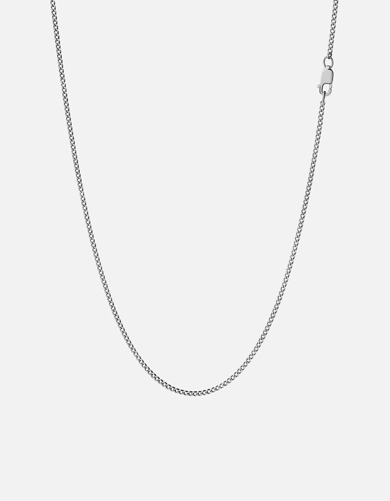 1.3mm Cuban Chain Necklace, Sterling Silver sold by Miansai product image thumbnail 2