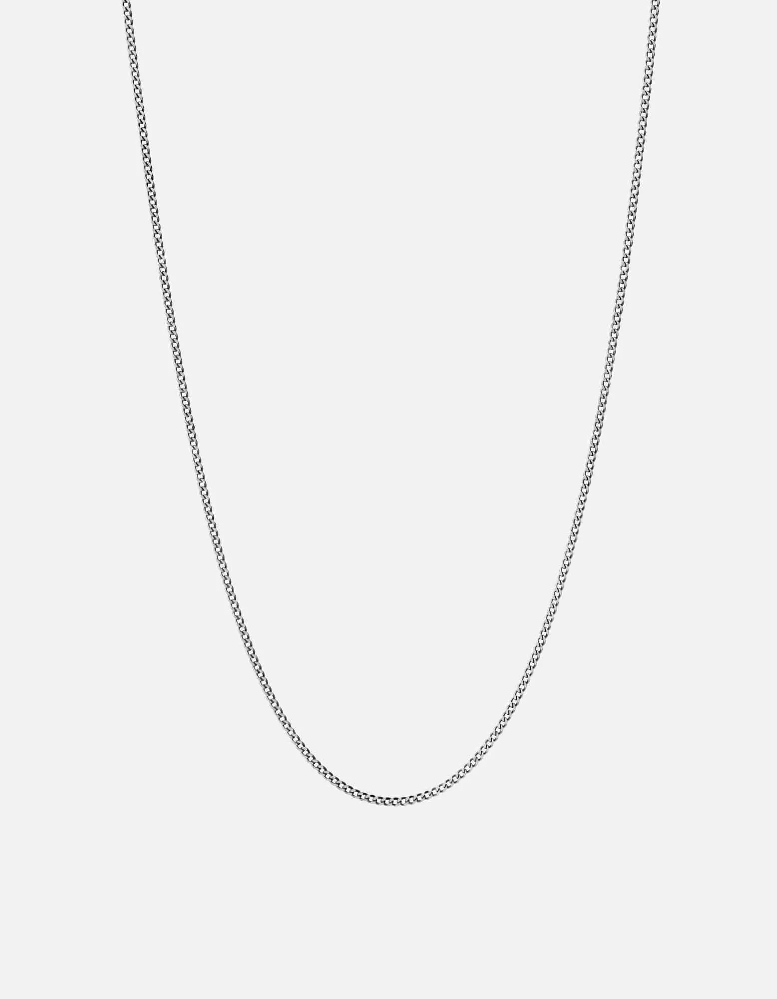 1.3mm Cuban Chain Necklace, Sterling Silver sold by Miansai
