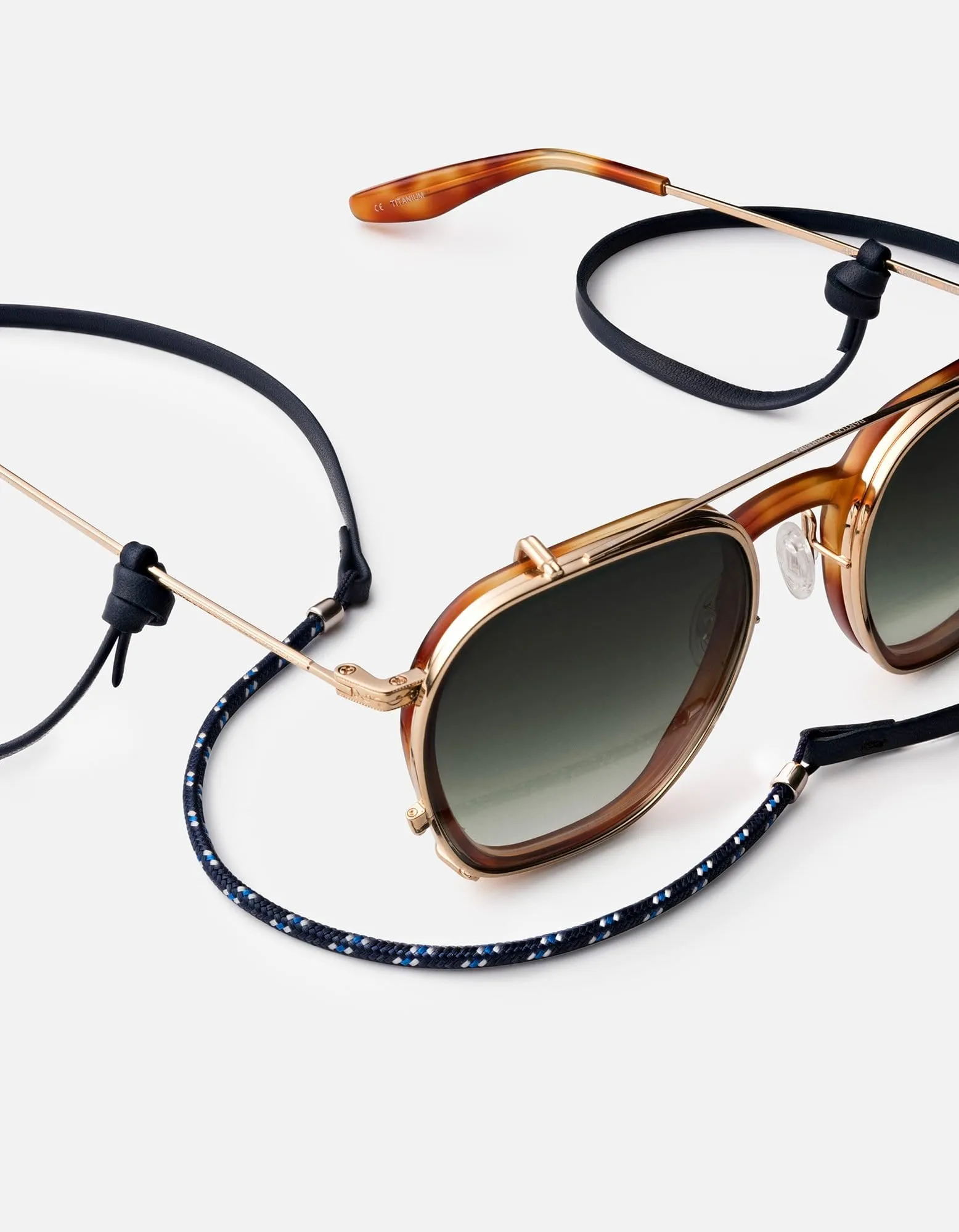 Nexus Leather Sunglass Cord, Sterling Silver sold by Miansai product image thumbnail 4