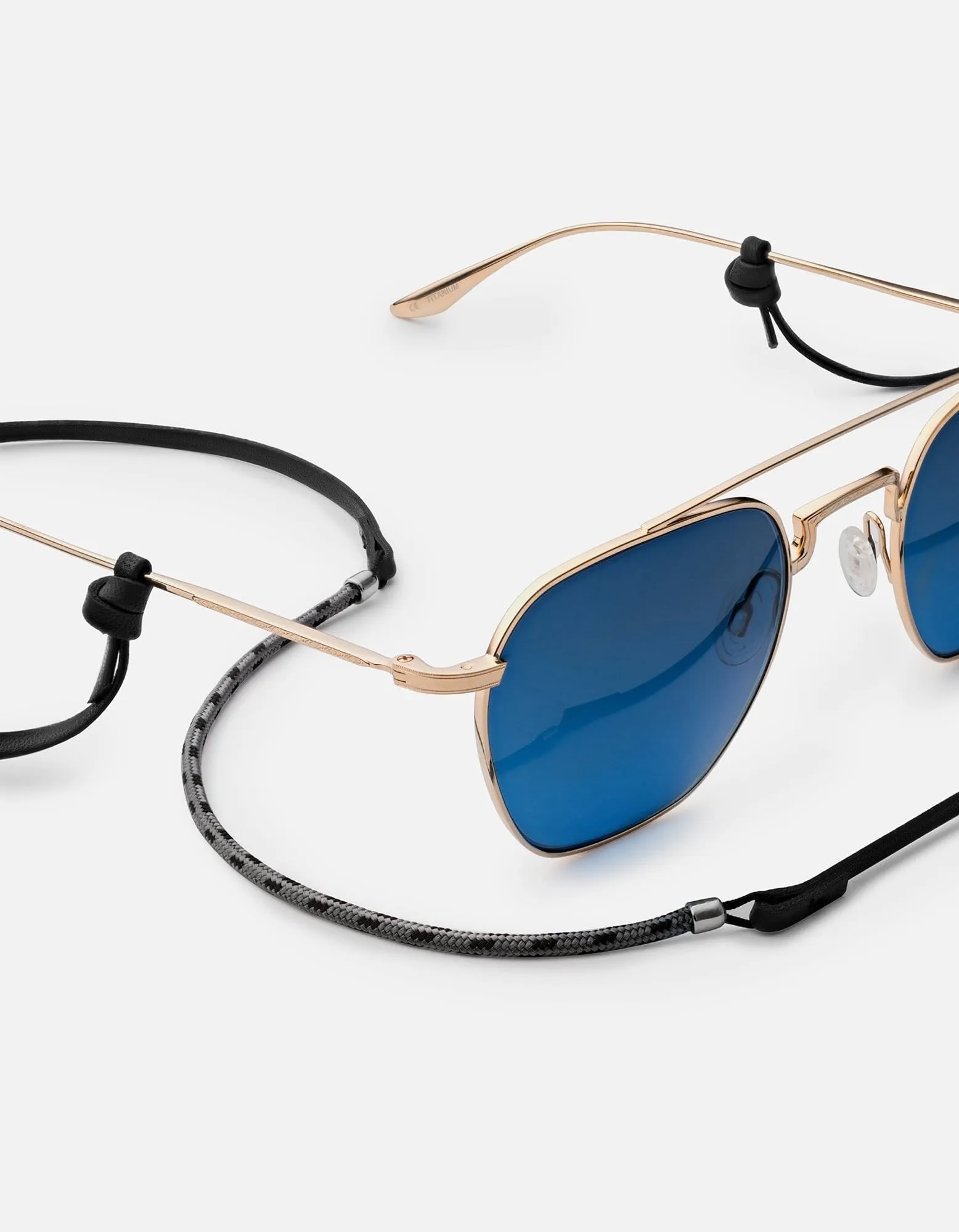 Nexus Leather Sunglass Cord, Sterling Silver sold by Miansai product image thumbnail 4