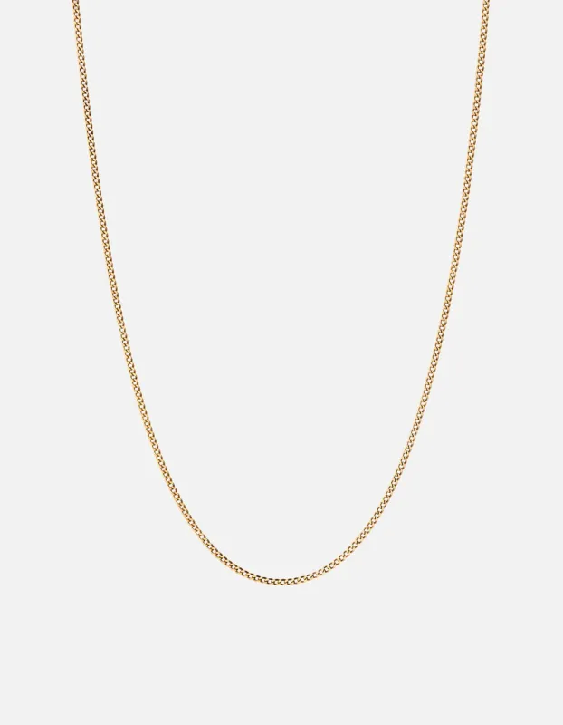 2mm Cuban Chain Necklace, Gold Vermeil sold by Miansai