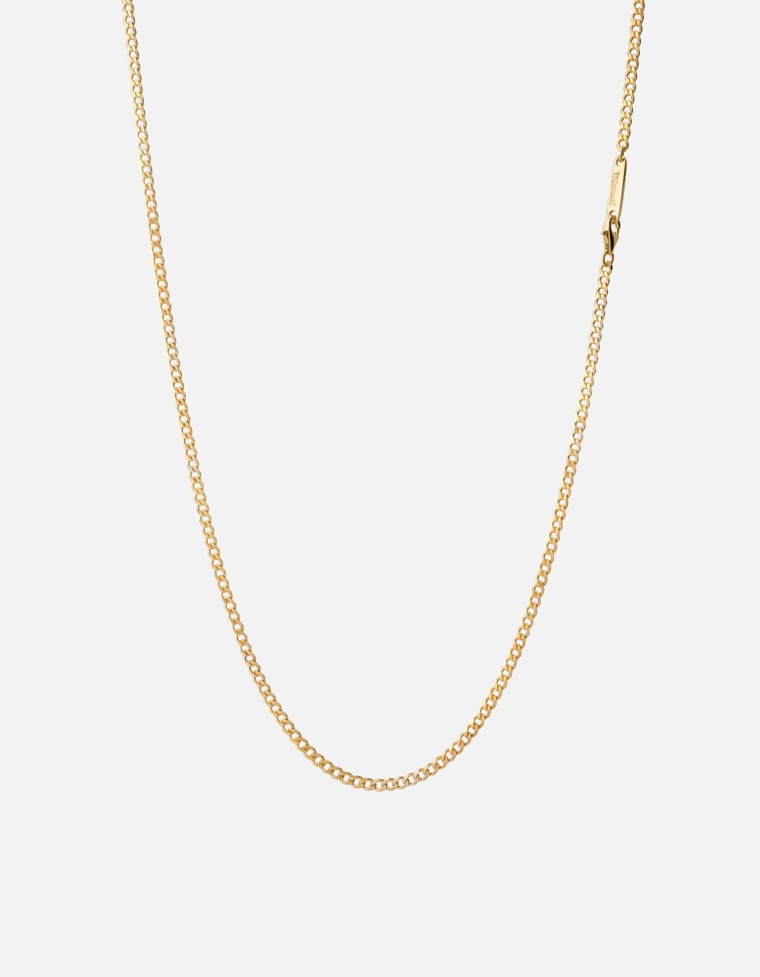3mm Cuban Chain Necklace, Gold Vermeil sold by Miansai product image thumbnail 2
