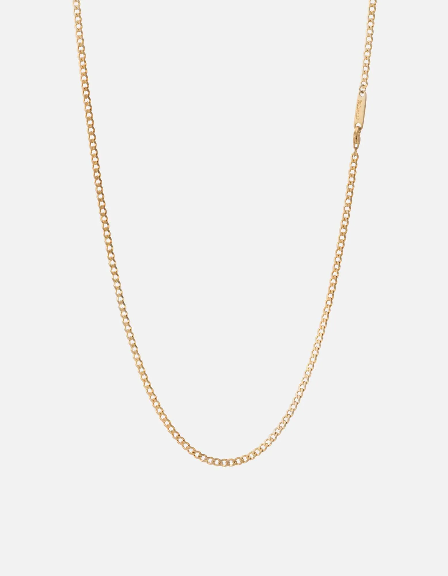 3mm Cuban Chain Necklace, Gold Vermeil sold by Miansai product image thumbnail 5