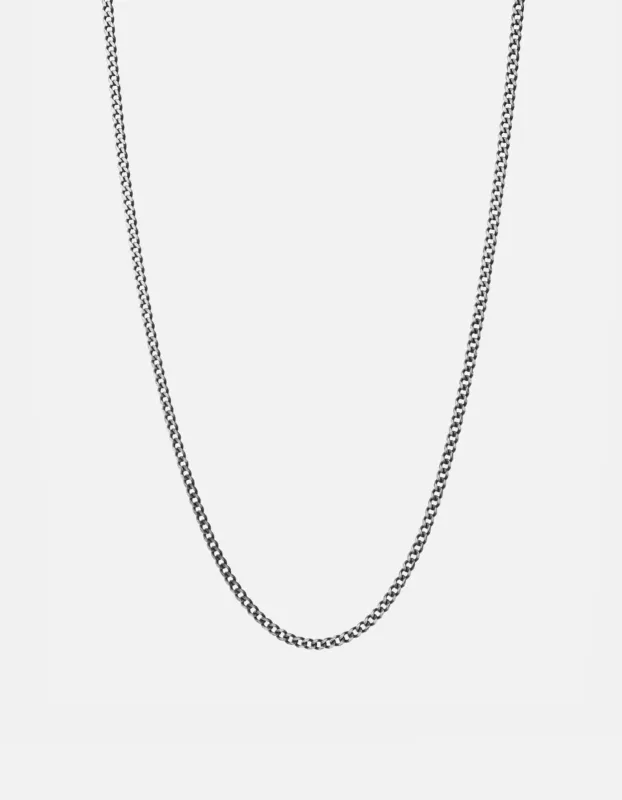 3mm Cuban Chain Necklace, Sterling Silver sold by Miansai