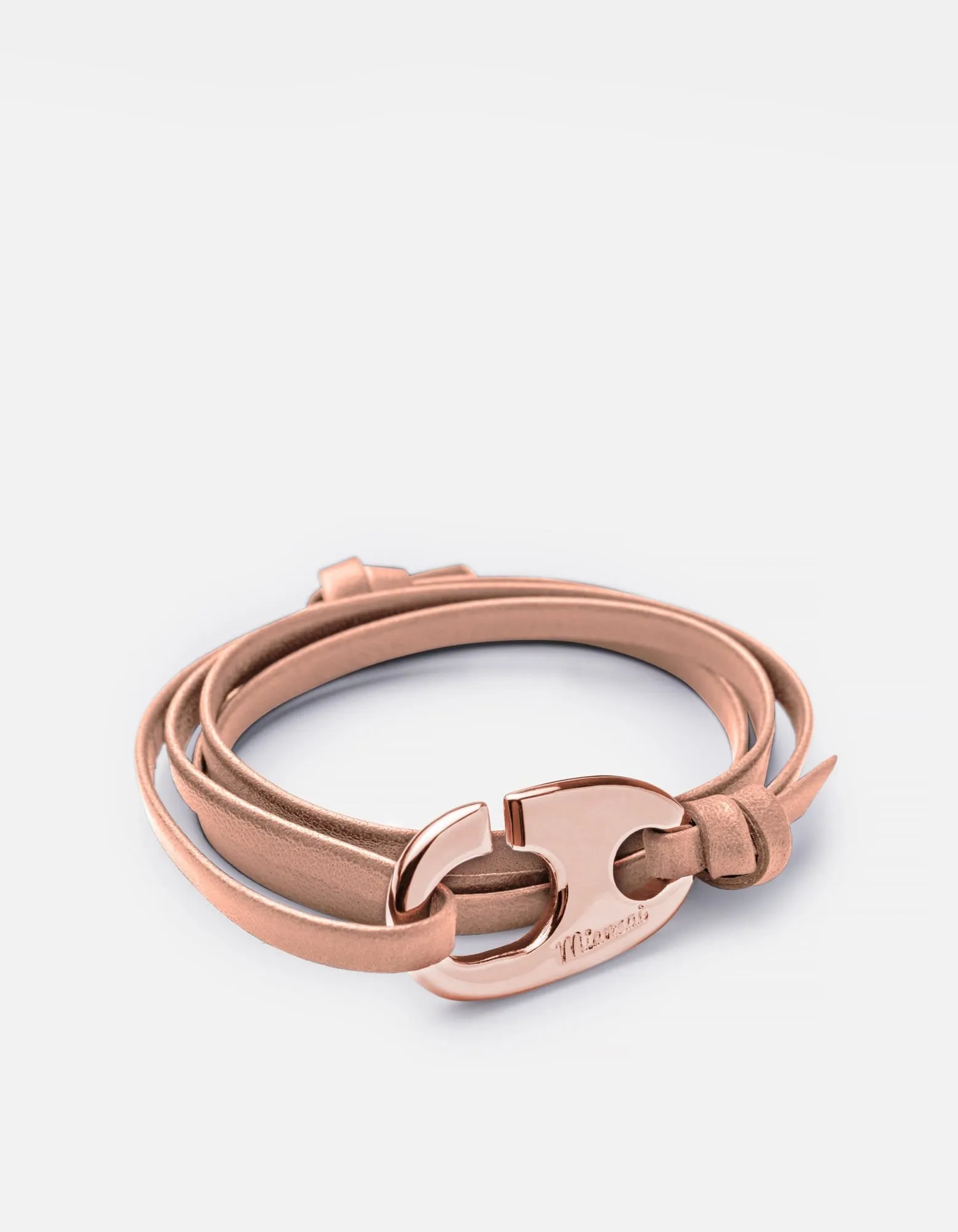 Brummel Hook Bracelet, Rose Plated sold by Miansai