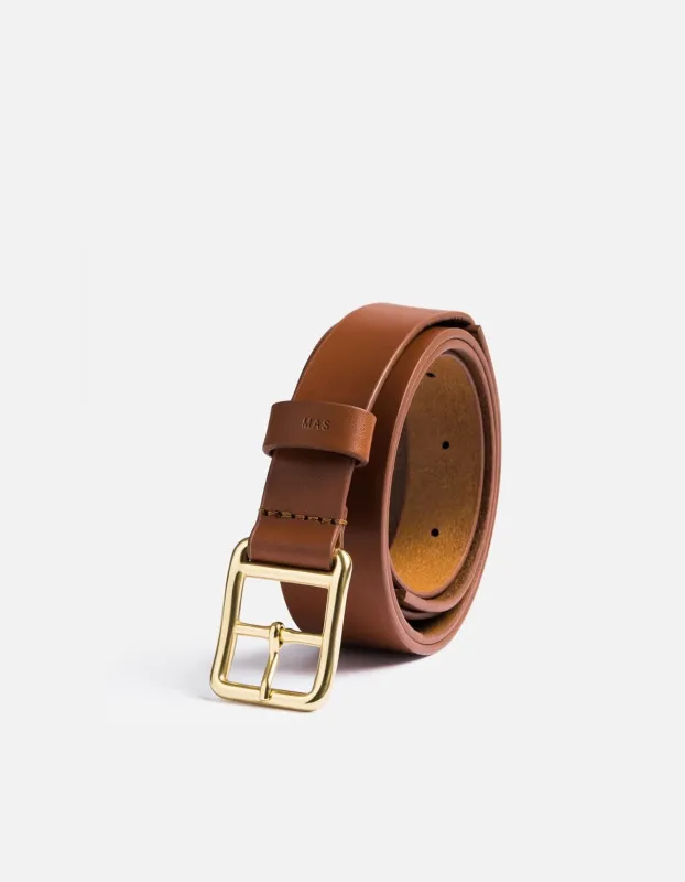 Skinny Belt, Cognac Leather sold by Miansai