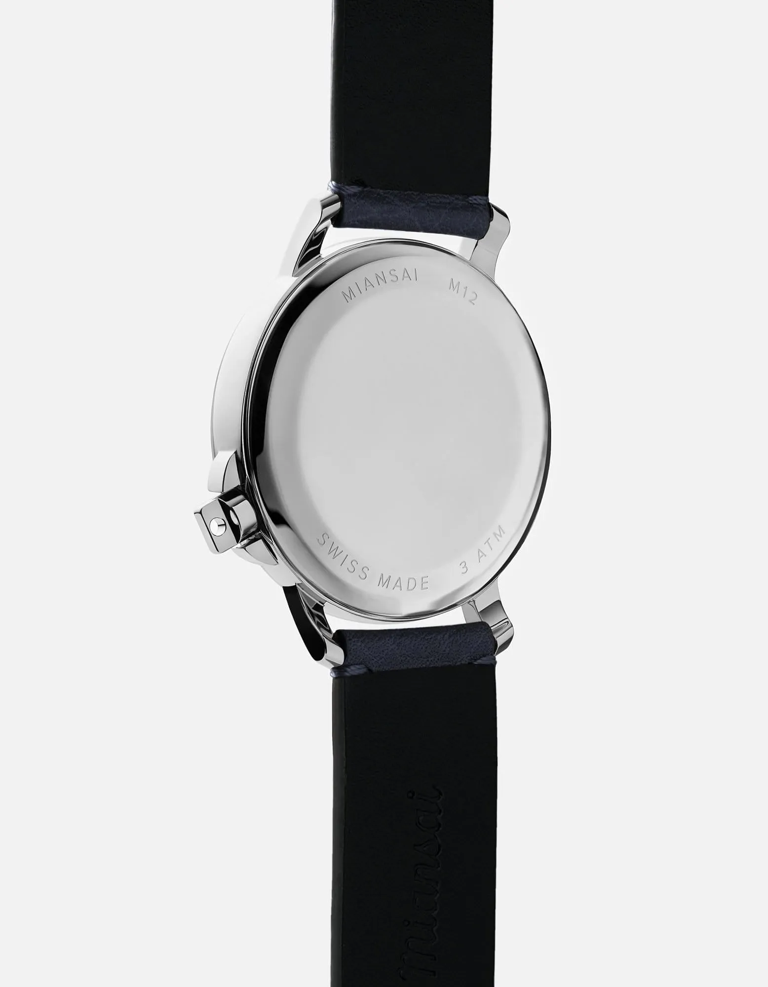 M12 Swiss Silver Dusk Leather sold by Miansai product image thumbnail 2