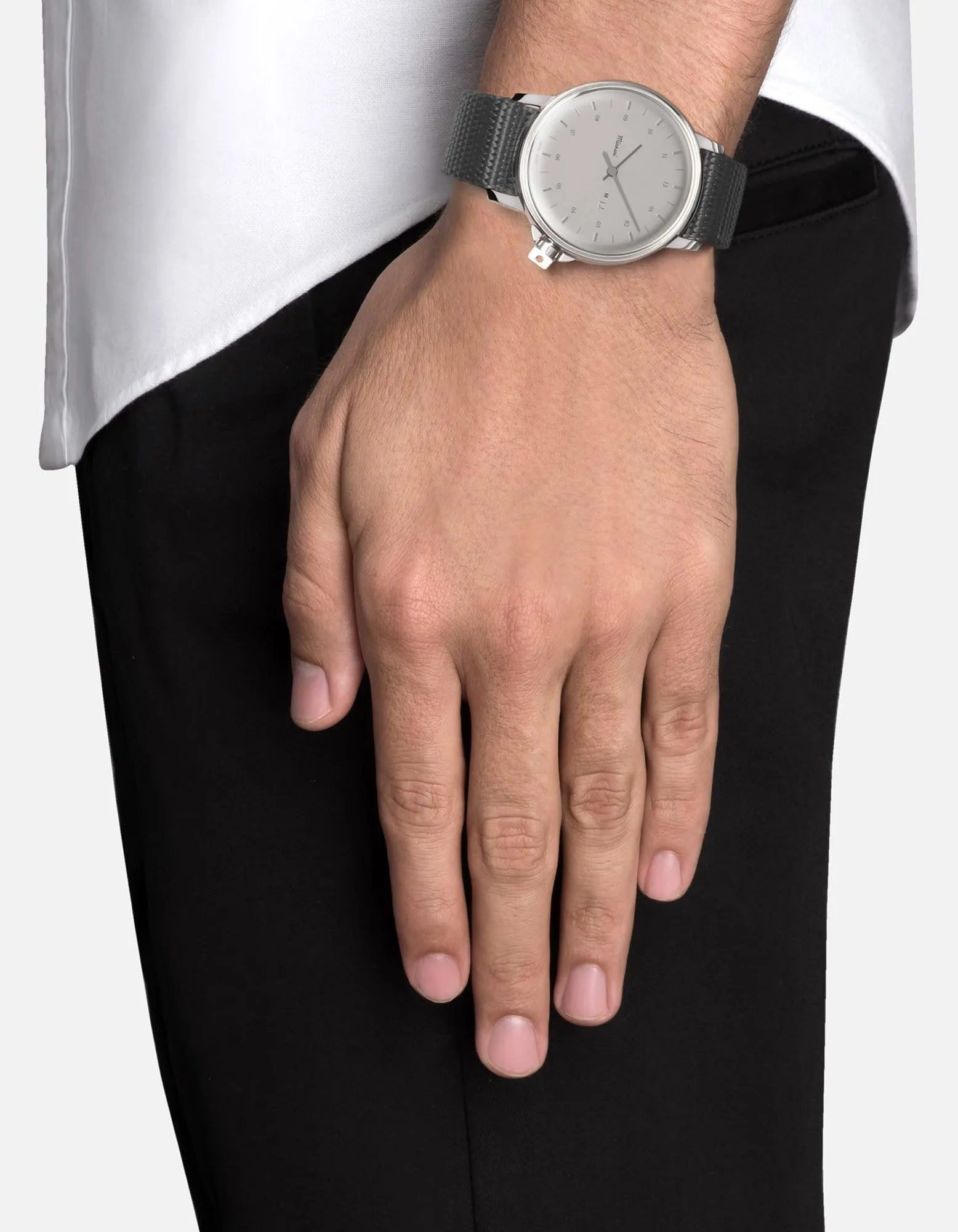 M12 Swiss Silver Gray Nylon sold by Miansai product image thumbnail 3