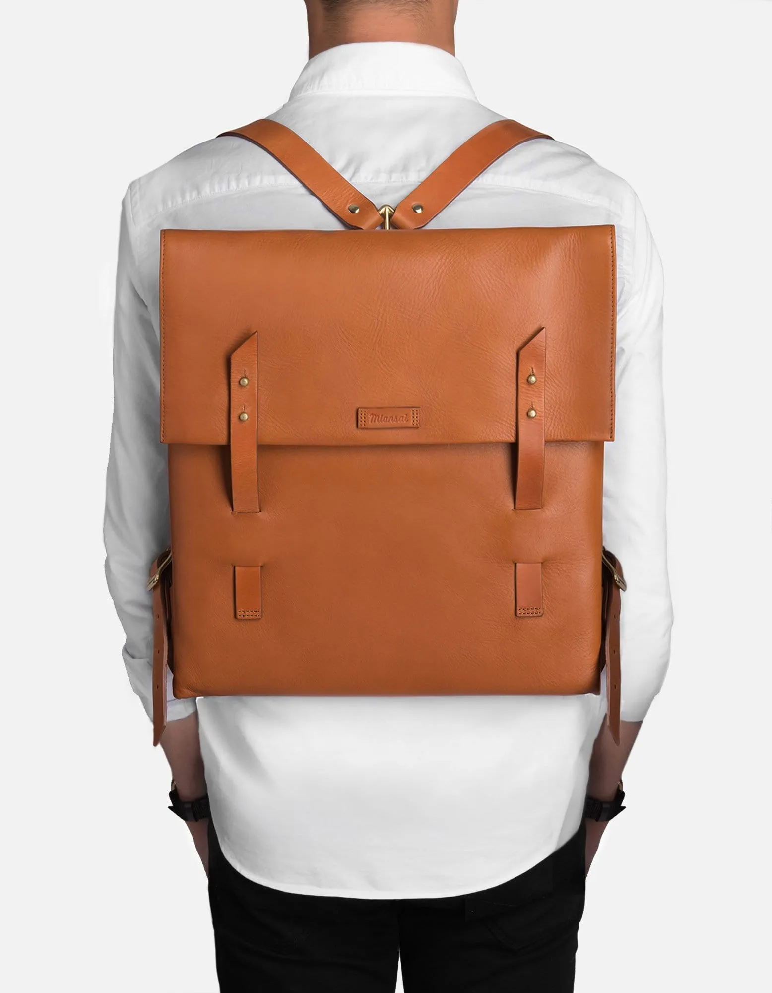 Santon Backpack, Vintage Cognac sold by Miansai product image thumbnail 4