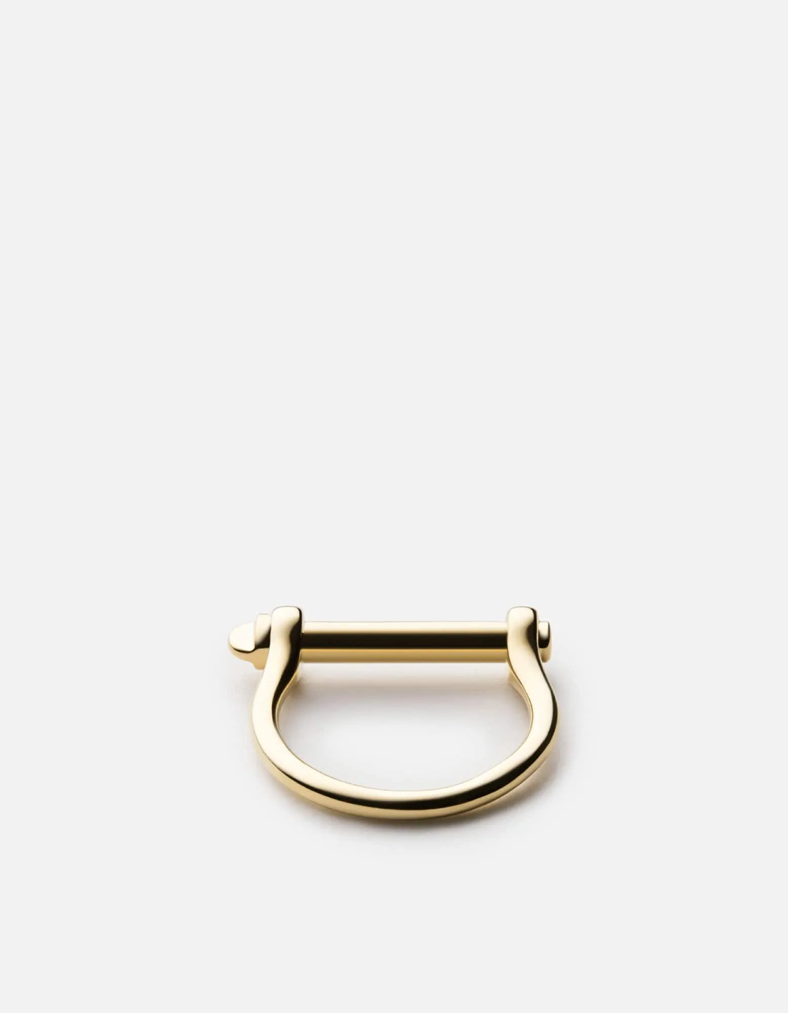 Thin Screw Cuff Ring, Gold Vermeil sold by Miansai product image thumbnail 2