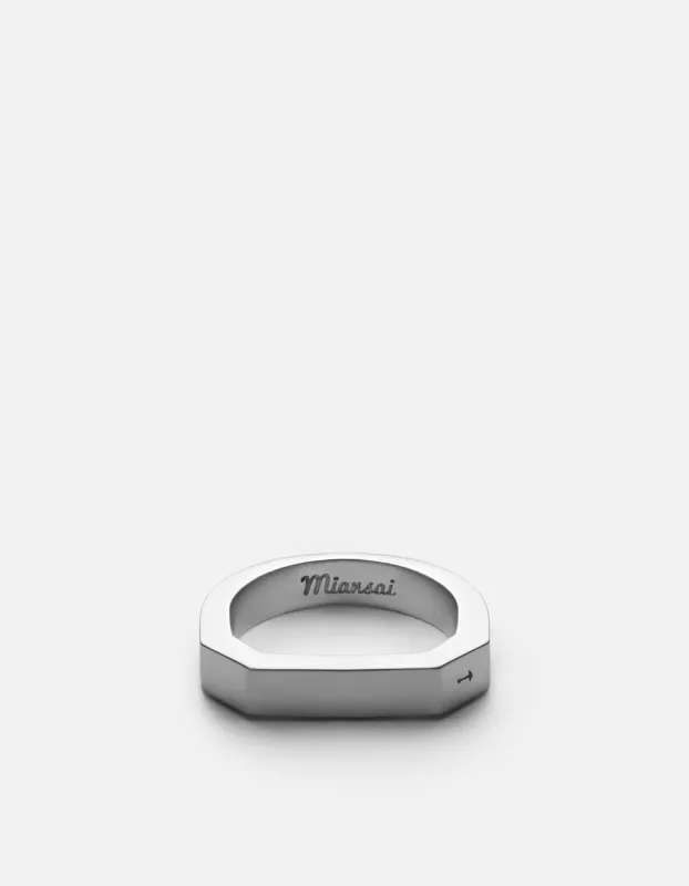 Hex Ring, Sterling Silver sold by Miansai