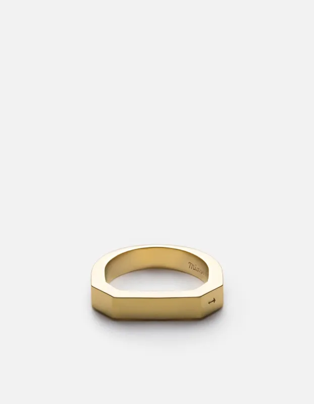 Hex Ring, Gold sold by Miansai