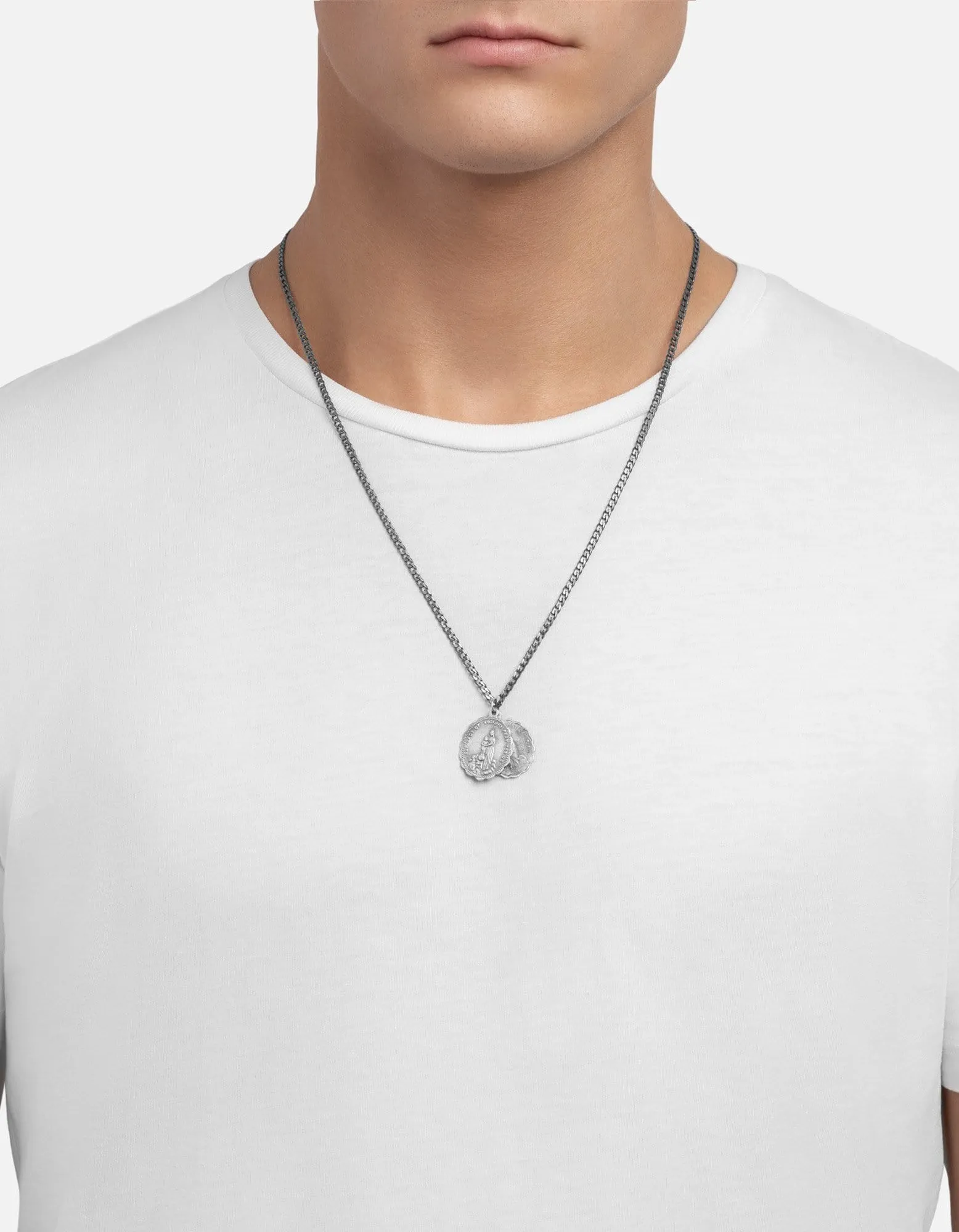 Saints Necklace, Matte Sterling Silver sold by Miansai product image thumbnail 3