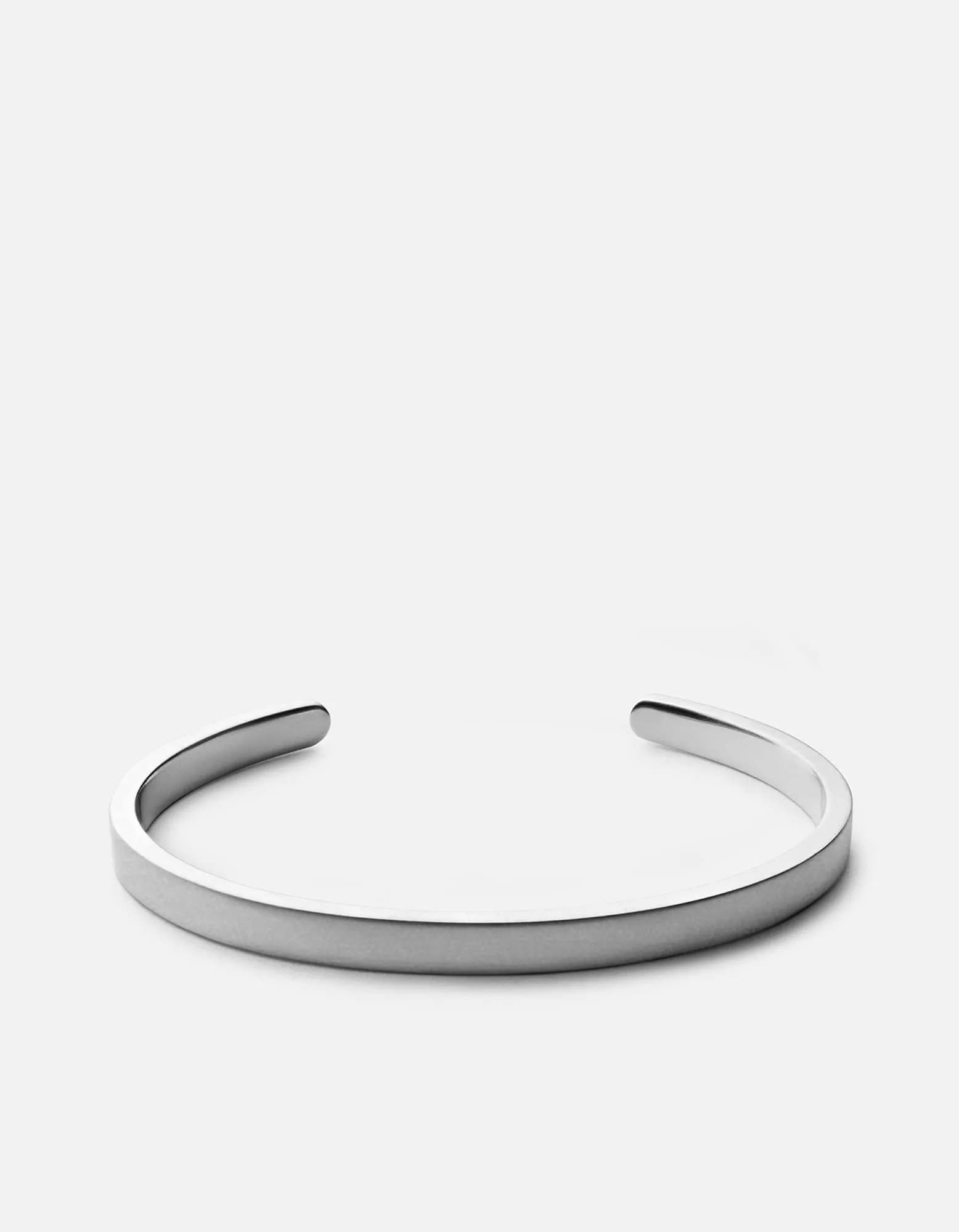 Singular Cuff, Matte Silver sold by Miansai