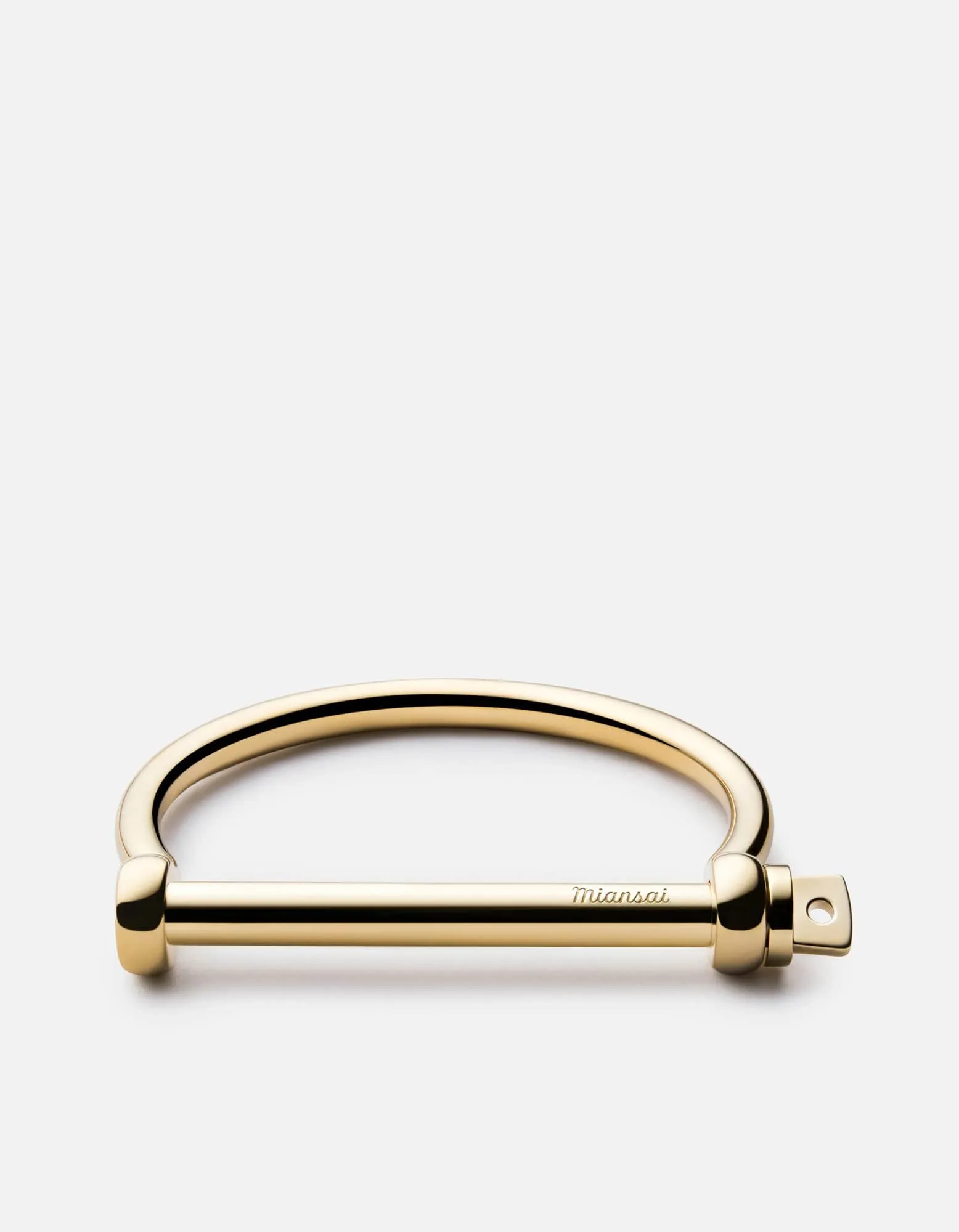 Screw Cuff, Gold sold by Miansai