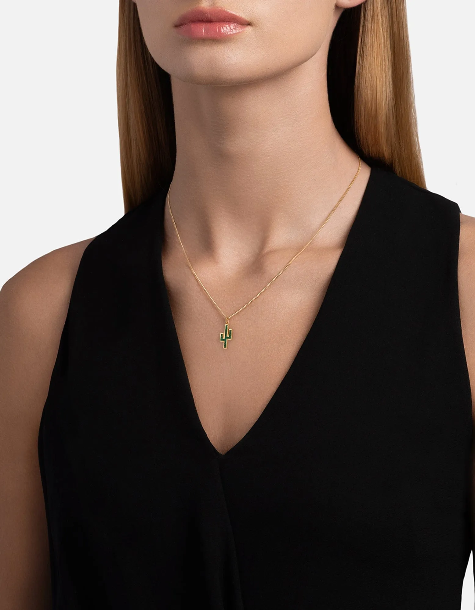 Cactus Onyx Necklace, Gold Vermeil sold by Miansai product image thumbnail 3