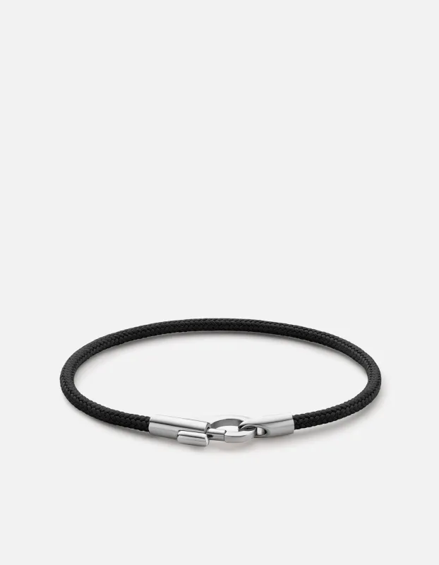 Snap Rope Bracelet, Sterling Silver sold by Miansai