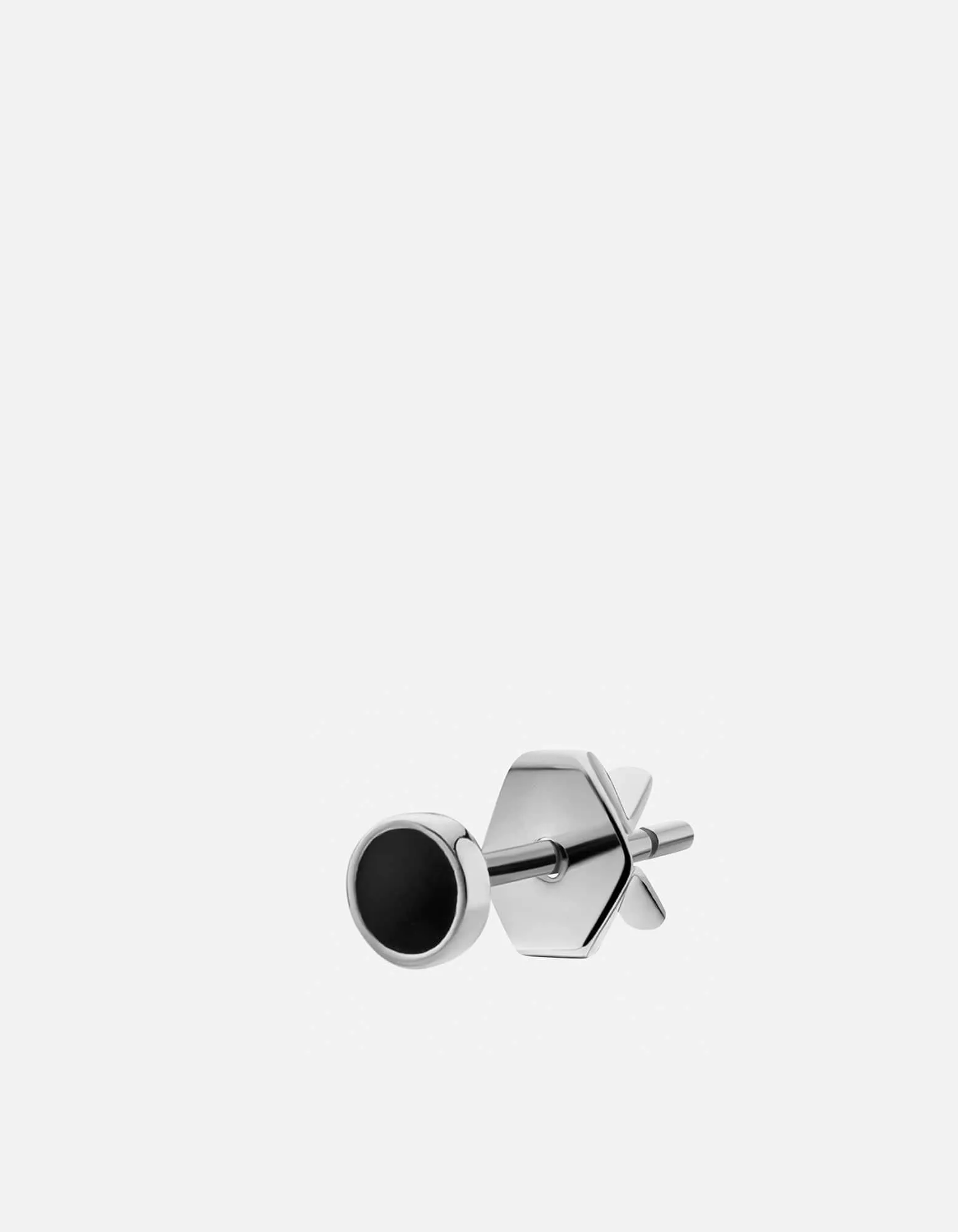 Osiris Stud Earring, Sterling Silver w/Enamel sold by Miansai