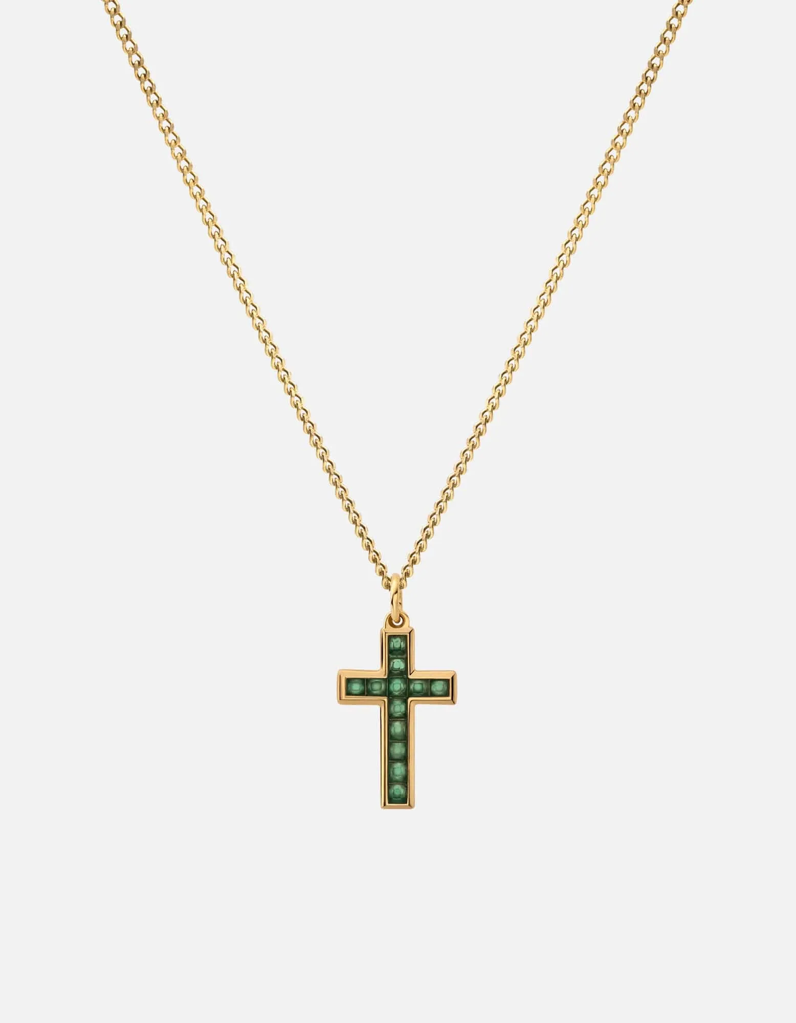 Cross Agate Necklace, Gold Vermeil sold by Miansai