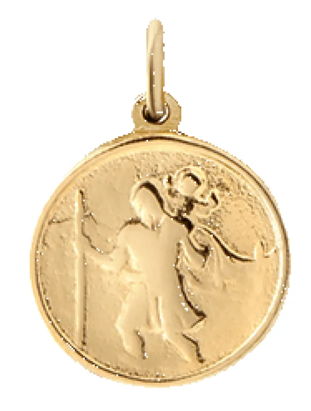 Mini St. Christopher Pendant, Gold Vermeil sold by Miansai