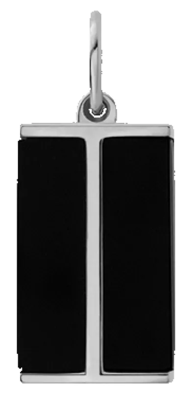 Duo Onyx Pendant, Sterling Silver sold by Miansai