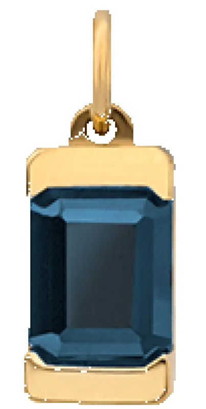 Valor Pendant w/Blue Stone, Gold Vermeil sold by Miansai