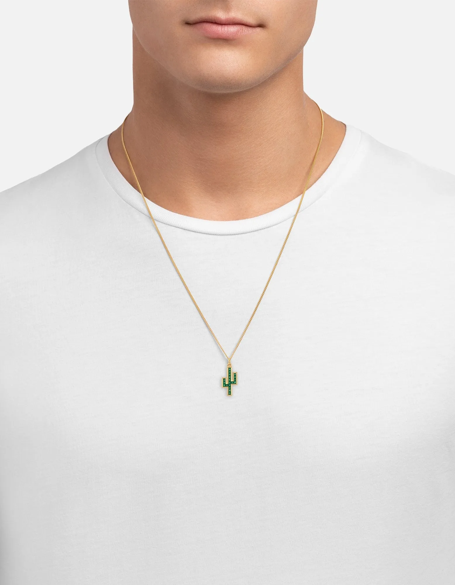 Cactus Onyx Necklace, Gold Vermeil sold by Miansai product image thumbnail 3
