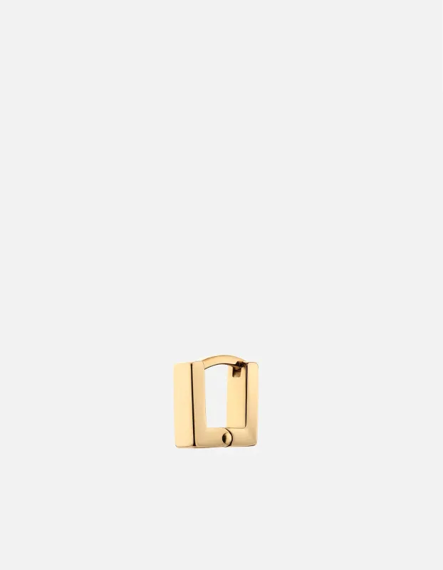 Scatola Huggie Earrings, Gold Vermeil sold by Miansai