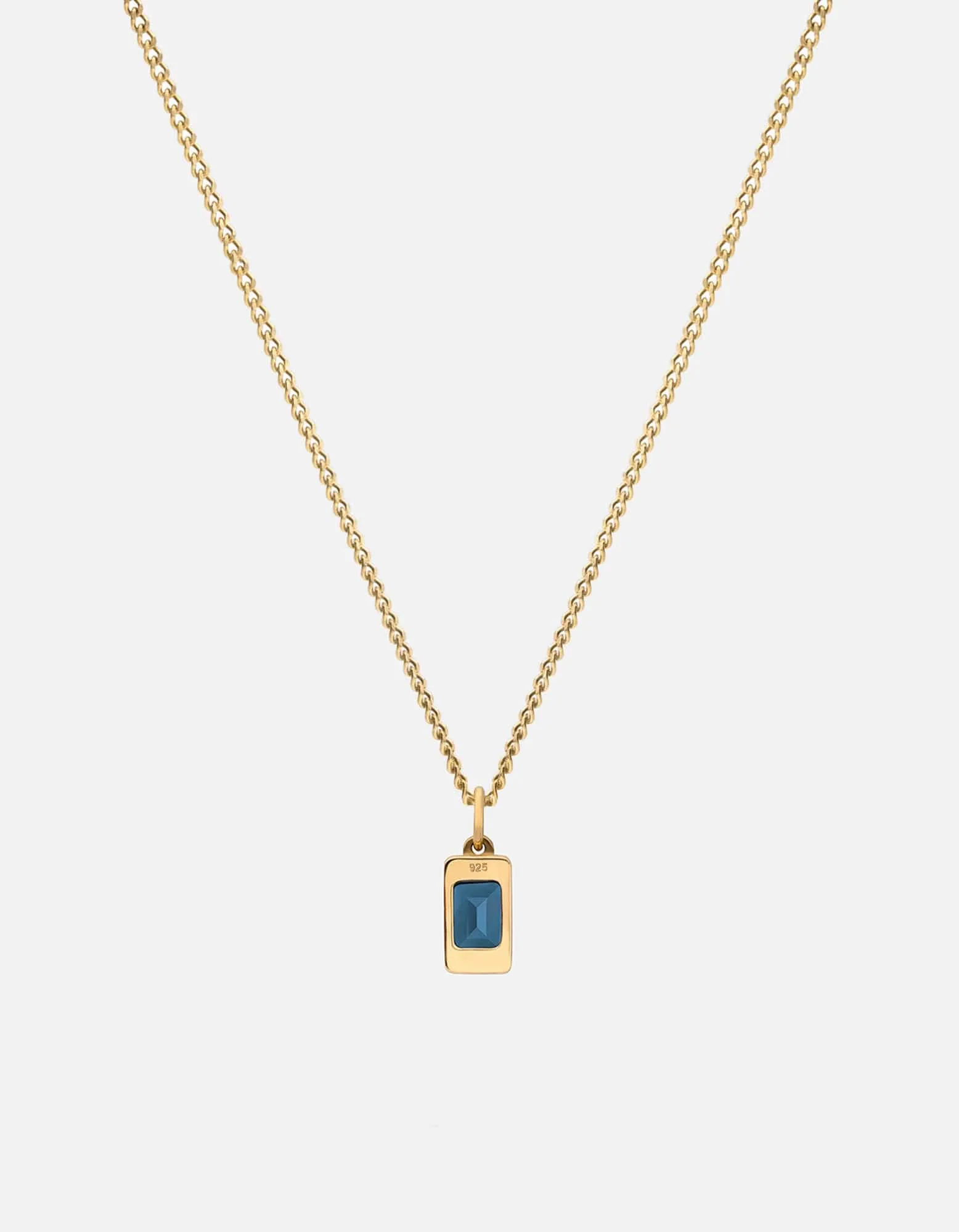Valor Blue Topaz Necklace, Gold Vermeil sold by Miansai product image thumbnail 2
